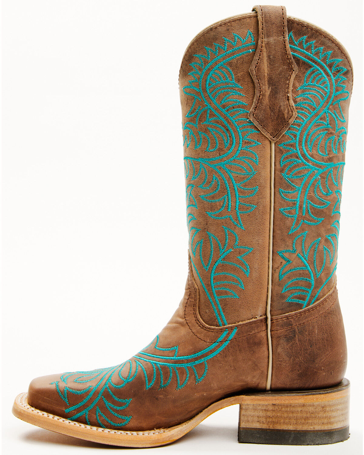 Corral Girls' Embroidered Western Boots - Broad Square Toe