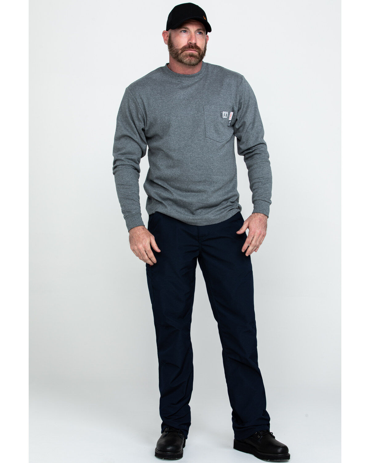 Wolverine Men's FR Sleeve Logo Work T-Shirt