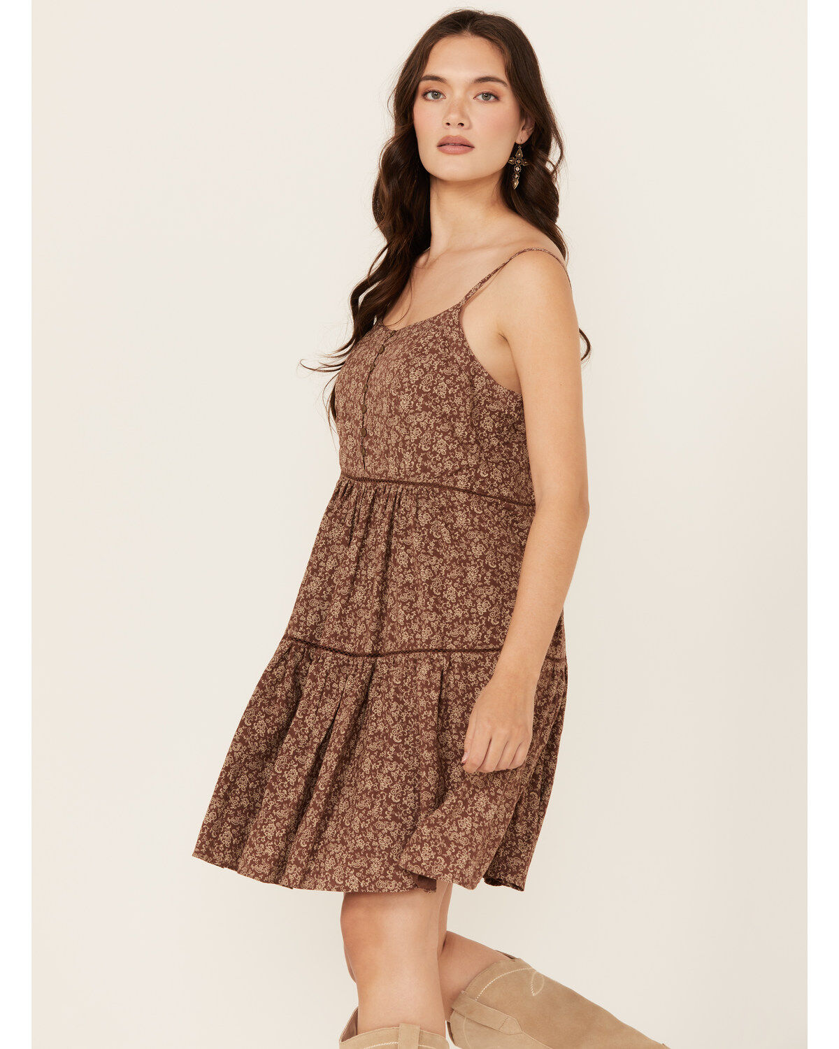 Cleo + Wolf Women's Beau Printed Mini Dress