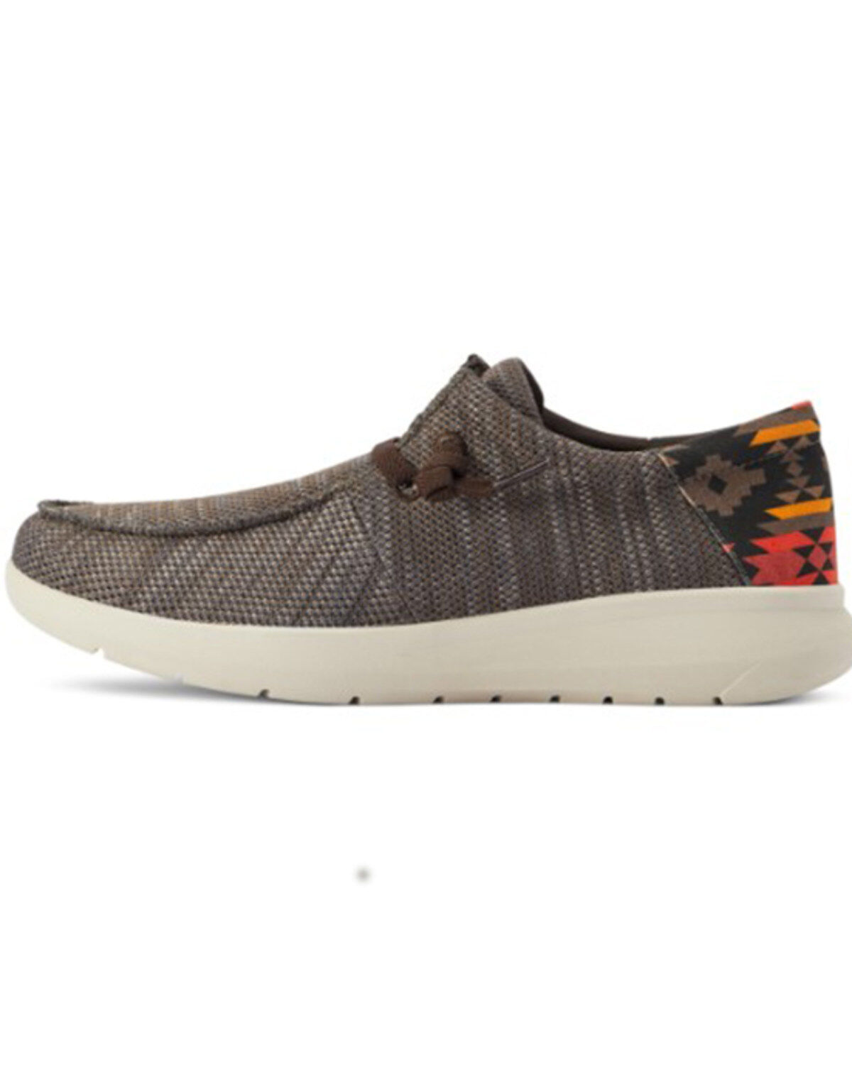 Ariat Men's Heathered Southwestern Print Casual Hilo - Moc Toe