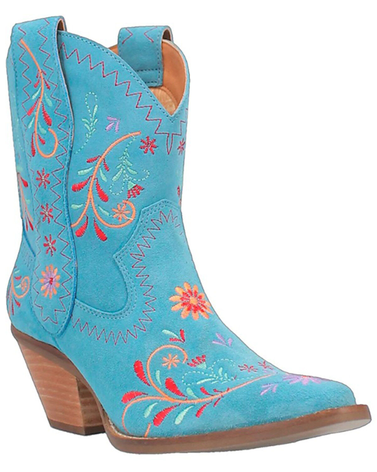Dingo Women's Sugar Bug Suede Fashion Booties - Round Toe