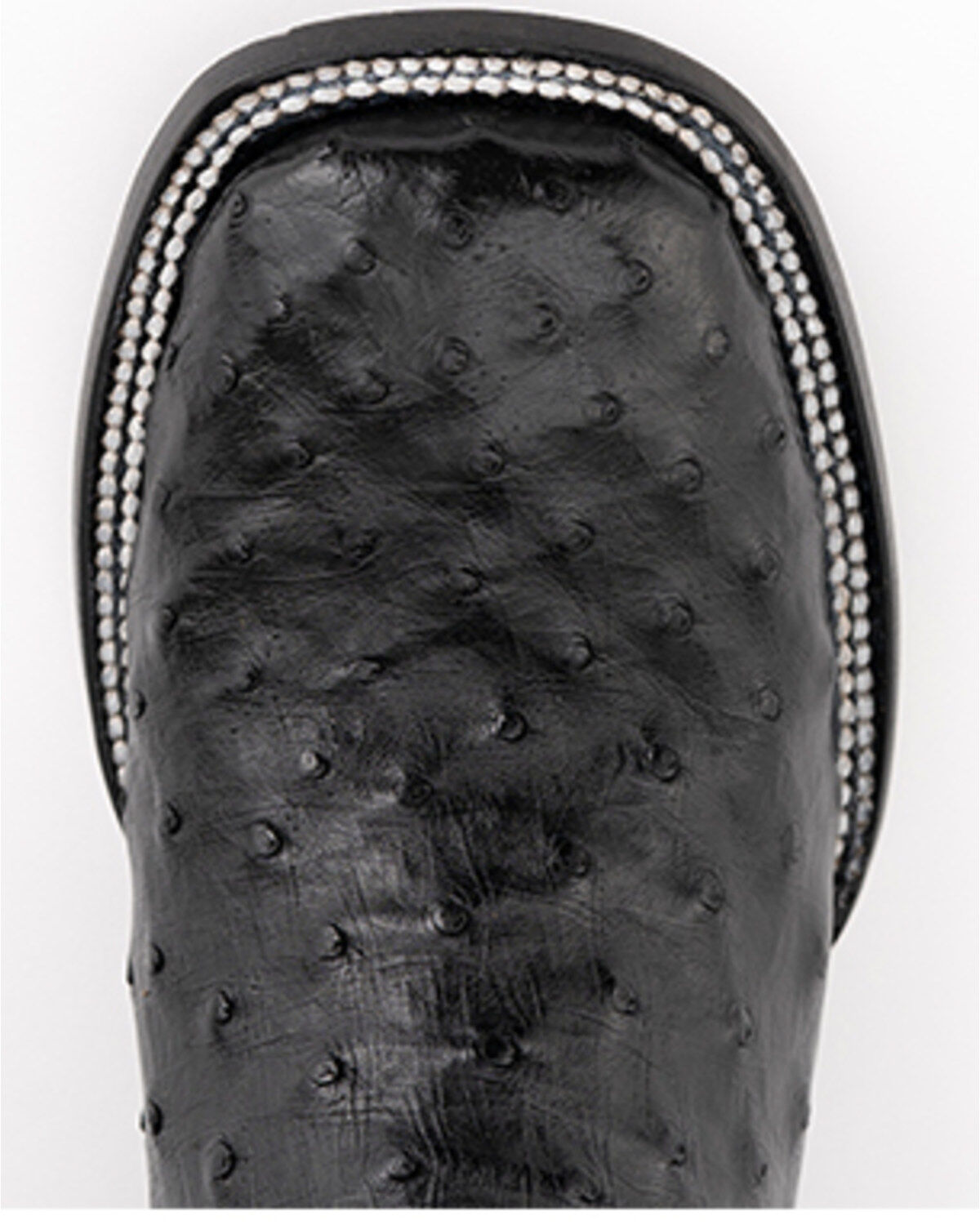 Ferrini Men's Full-Quill Ostrich Embroidered Western Boots - Broad Square Toe