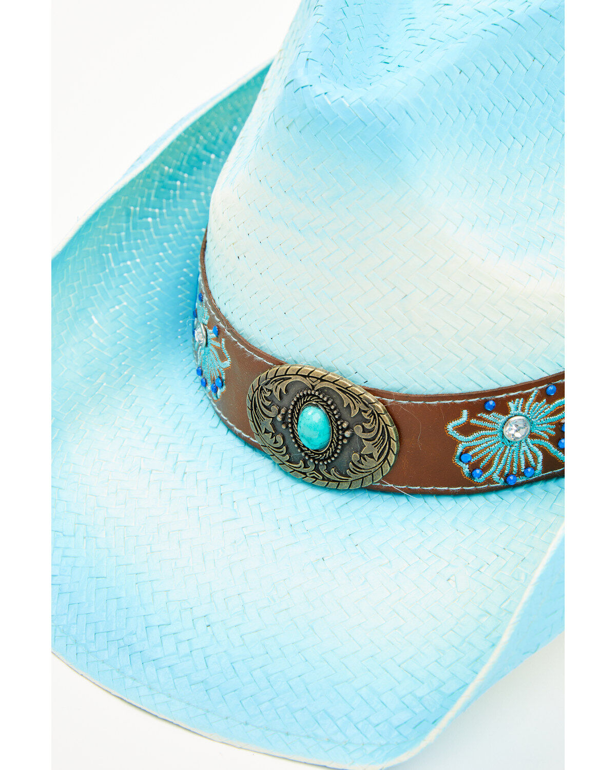 Shyanne Women's Better In Blue Straw Cowboy Hat