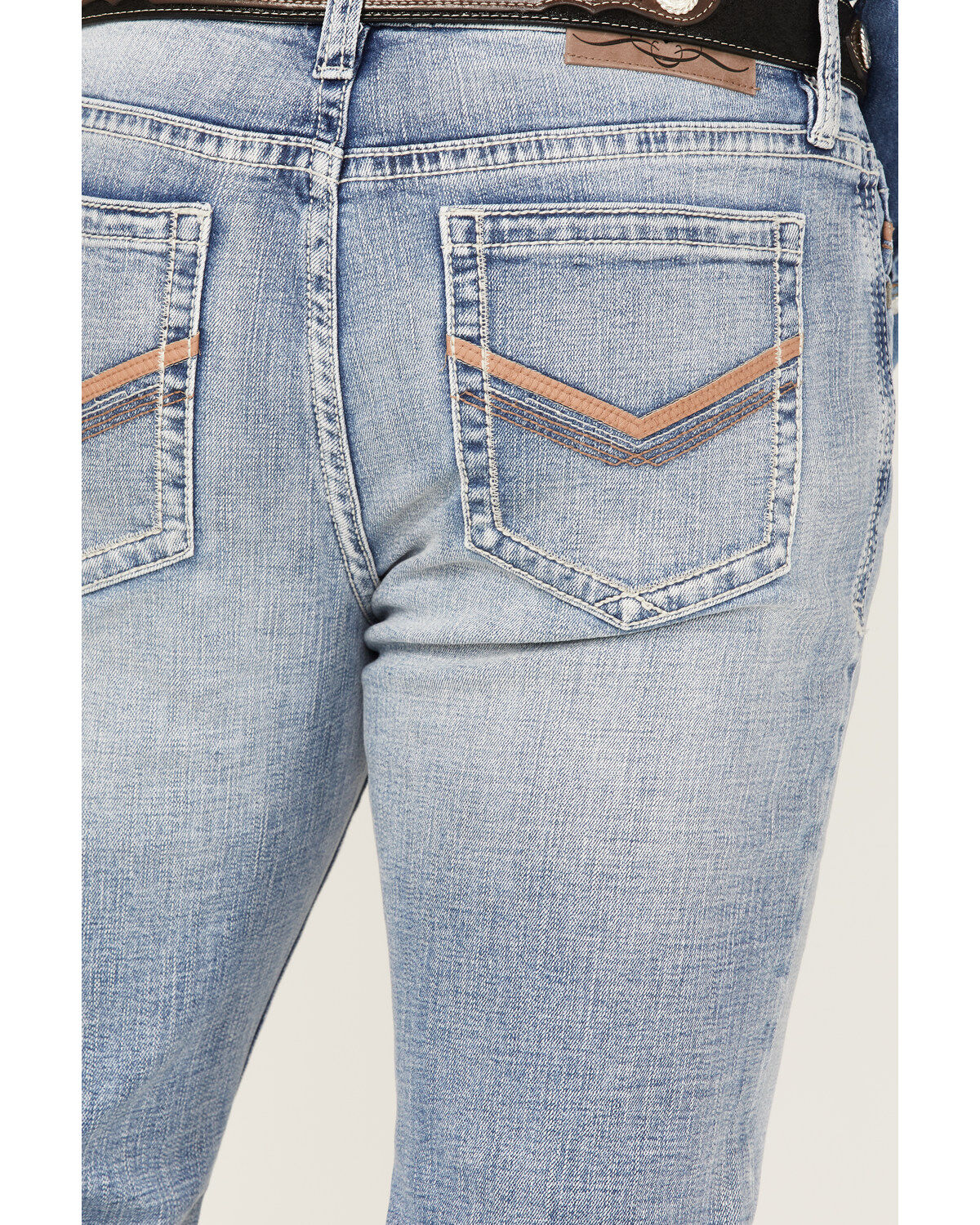 Cody James Men's Fandango Light Medium Wash Stretch Slim Straight Jeans