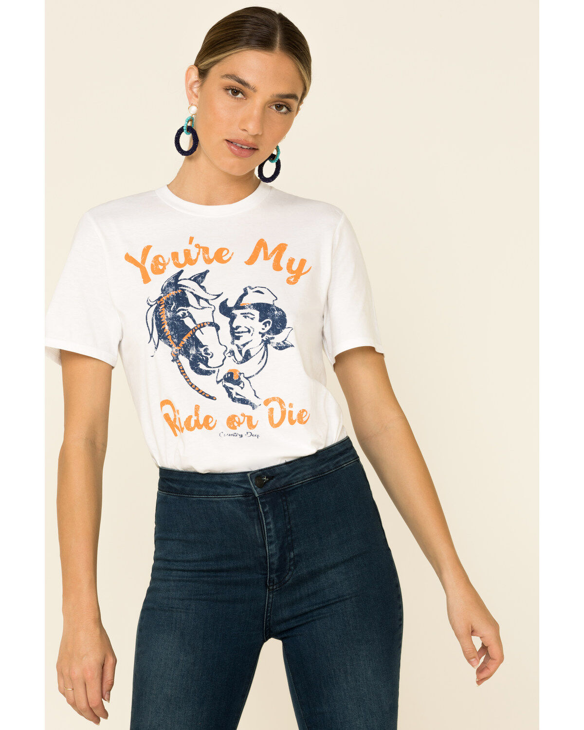 Country Deep Women's You're My Ride Or Die Graphic Tee