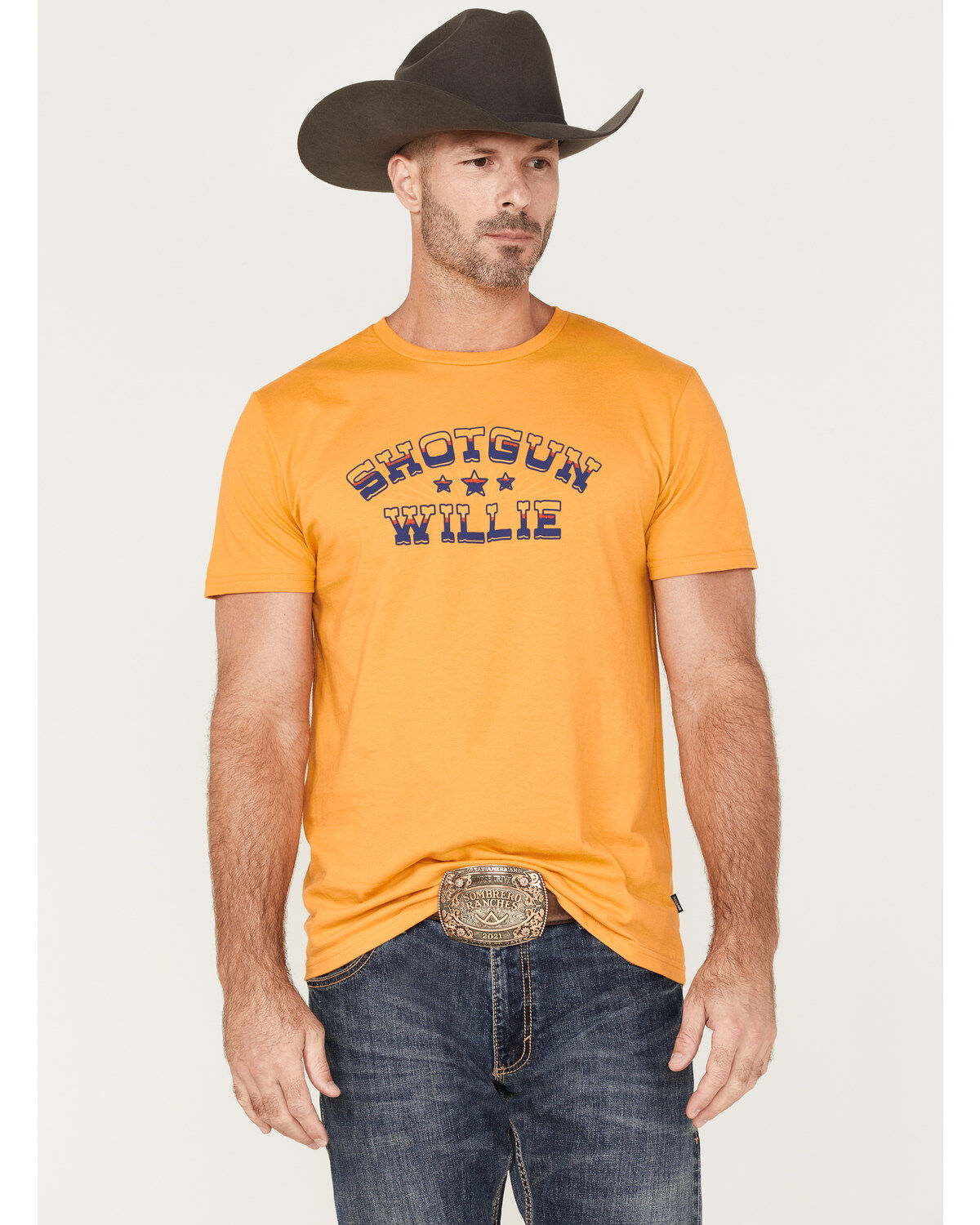 Brixton x Willie Nelson Men's Shotgun Willie Graphic T-Shirt