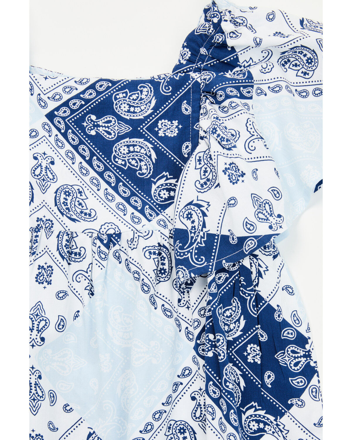 Wrangler Toddler Girls' Bandana Print Short Sleeve Dress