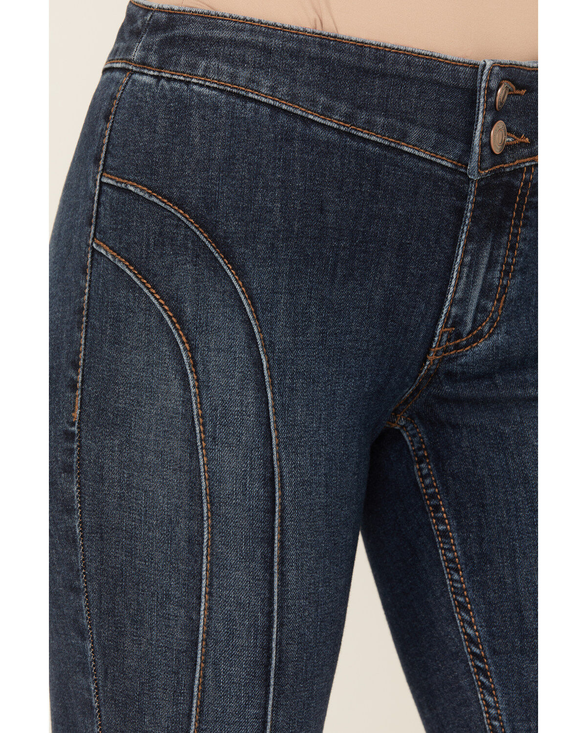 Shyanne Women's Cliffrose Medium Wash Mid Rise Stretch Bootcut Jeans
