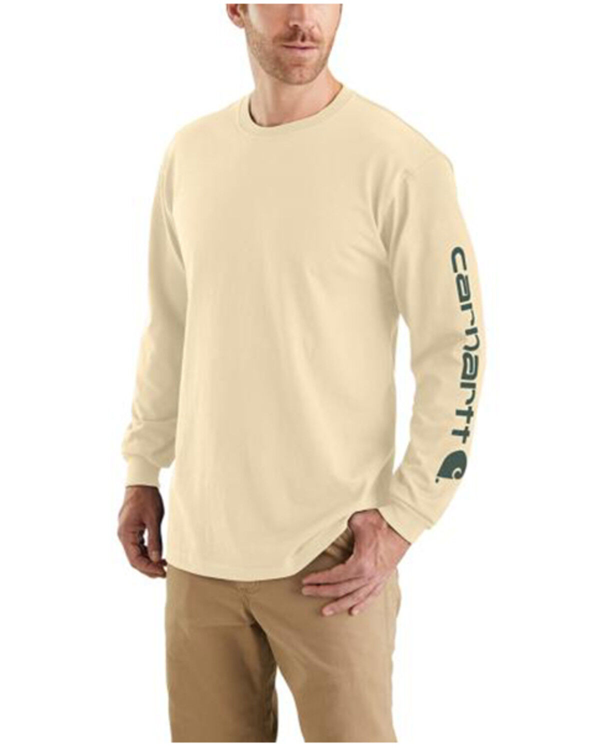 Carhartt Men's Loose Fit Heavyweight Long Sleeve Graphic Work T-Shirt