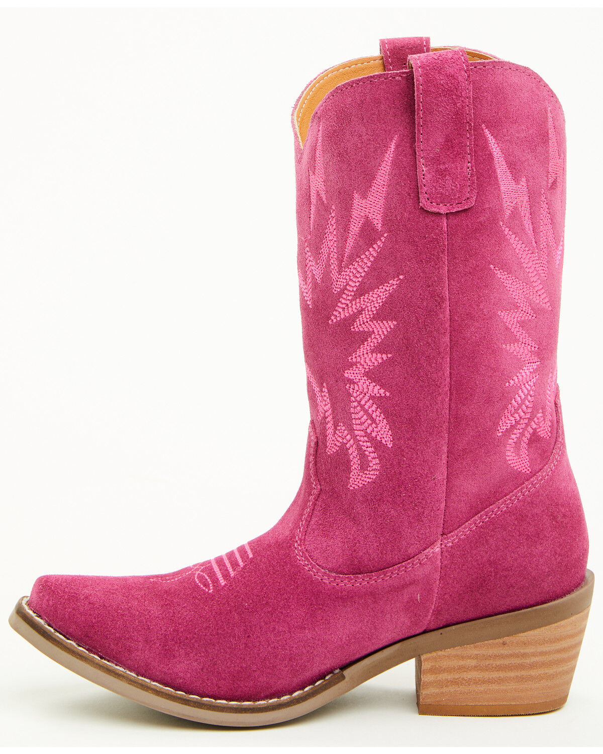 Dingo Girls' Thunder Road Suede Western Boots - Snip Toe