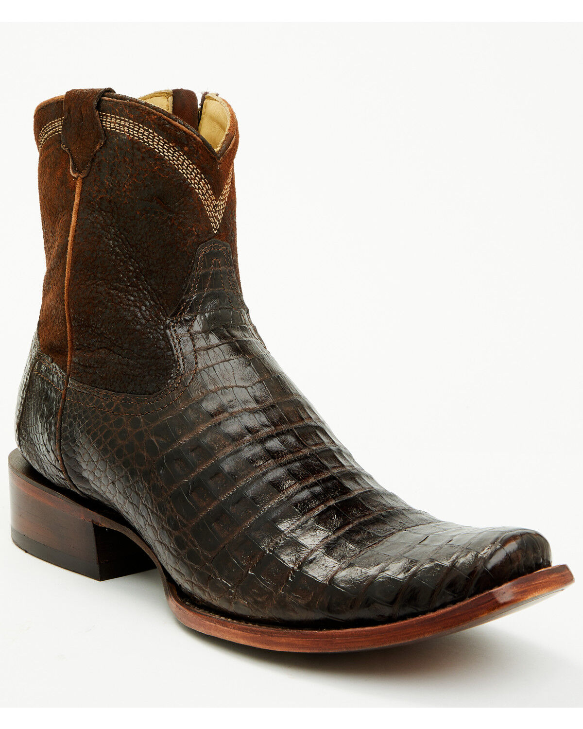 Corral Men's Exotic Caiman Western Booties - Square Toe