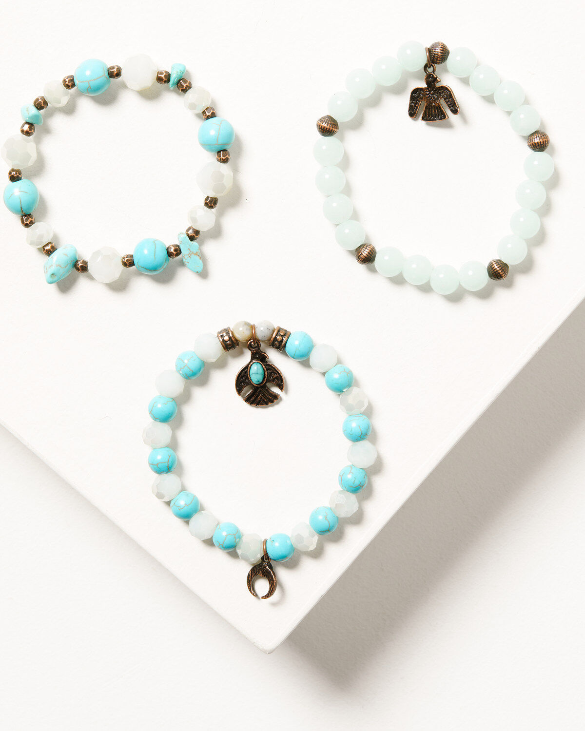 Shyanne Women's Mystic Skies Beaded Bracelet Set - 3-Piece