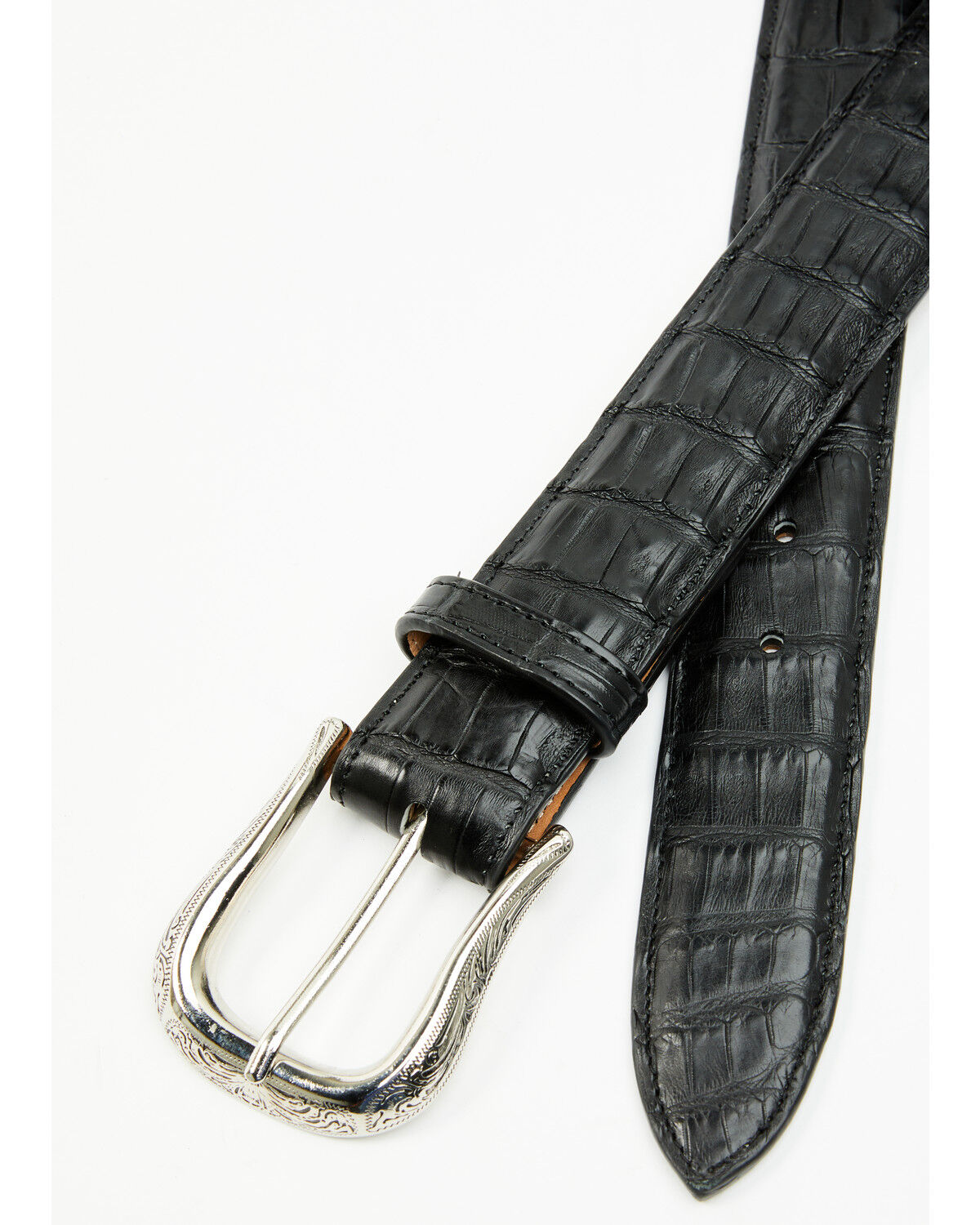 Cody James Black 1978® Men's Sutton Exotic Caiman Tail Leather Belt