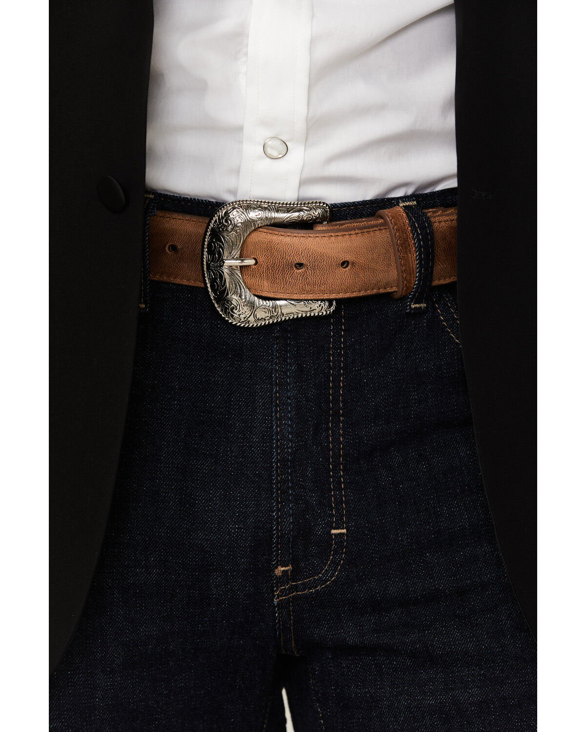 Cody James Black 1978® Men's Smooth Leather Belt