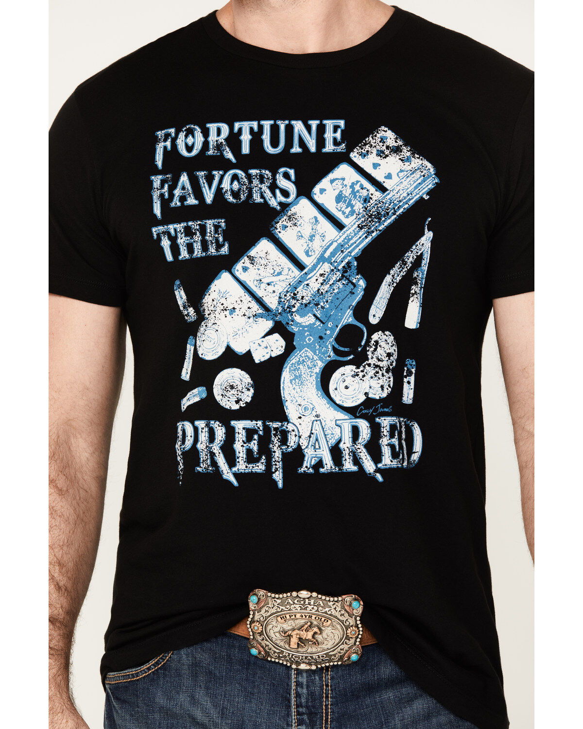 Cody James Men's Fortune Short Sleeve Graphic T-Shirt