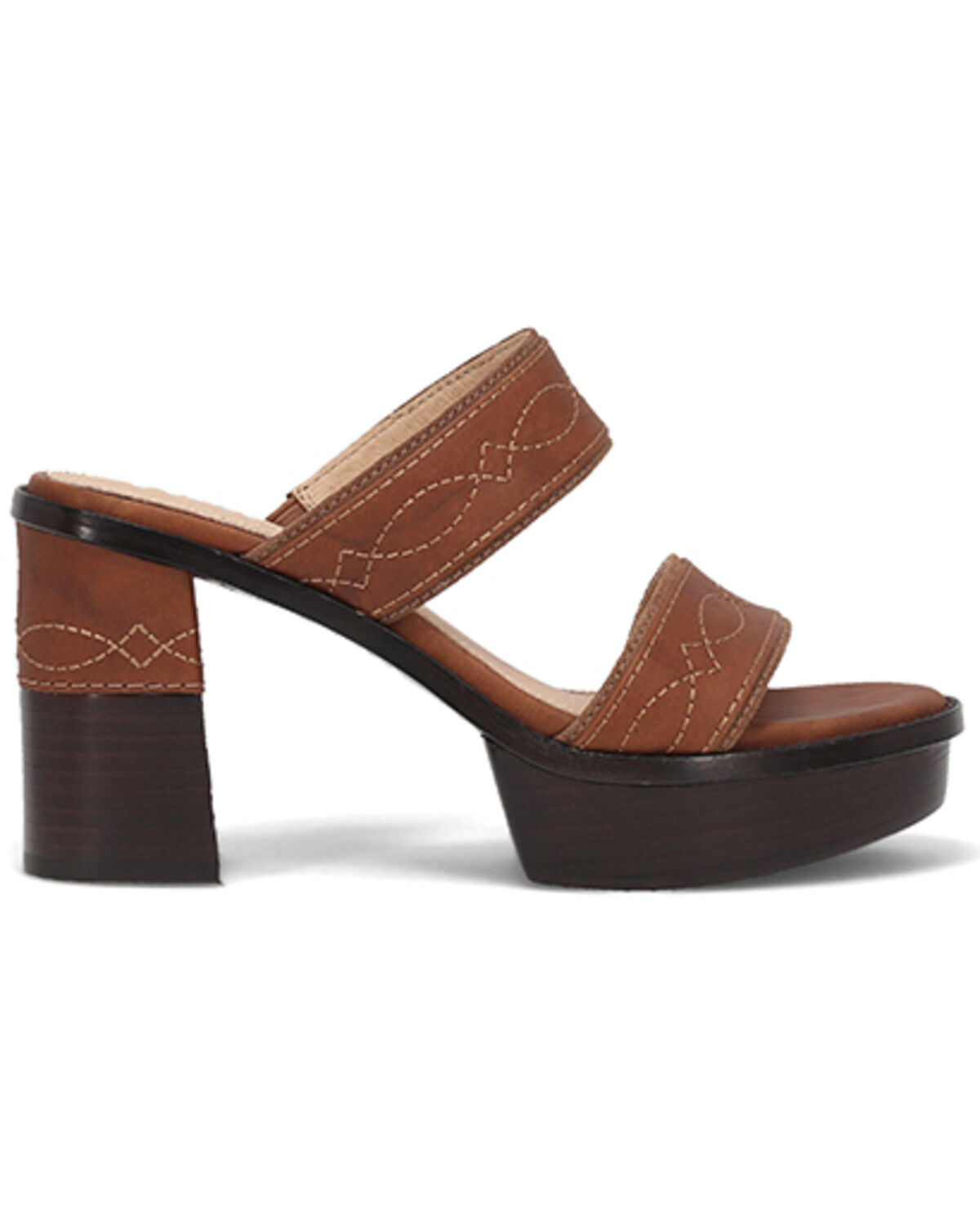 Frye Women's Pipa Woodstock 2 Band Platform Sandal