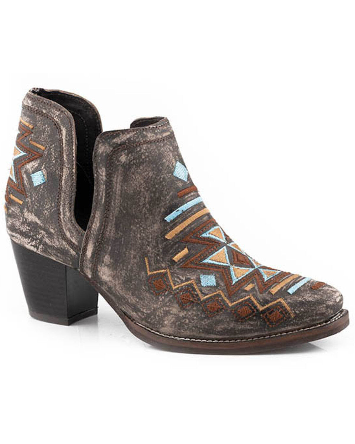 Roper Women's Rowdy Southwestern Booties - Medium Toe
