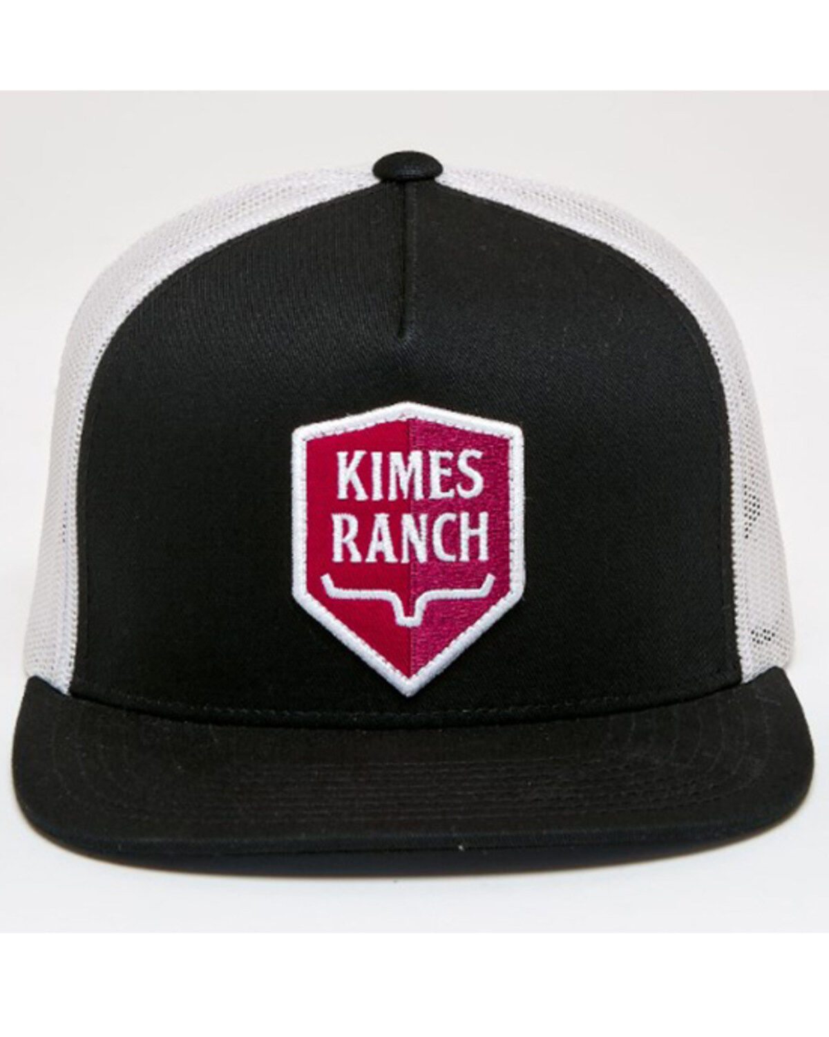 Kimes Ranch Men's Black Jack Logo Mesh Back Trucker Cap