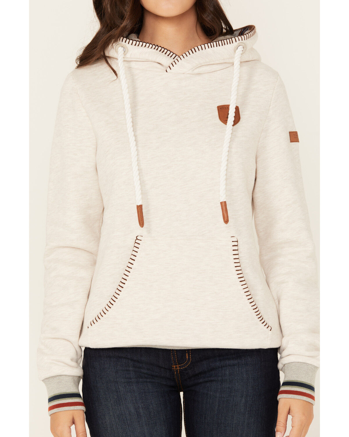 Wanakome Women's Annook Stitch Logo Hoodie