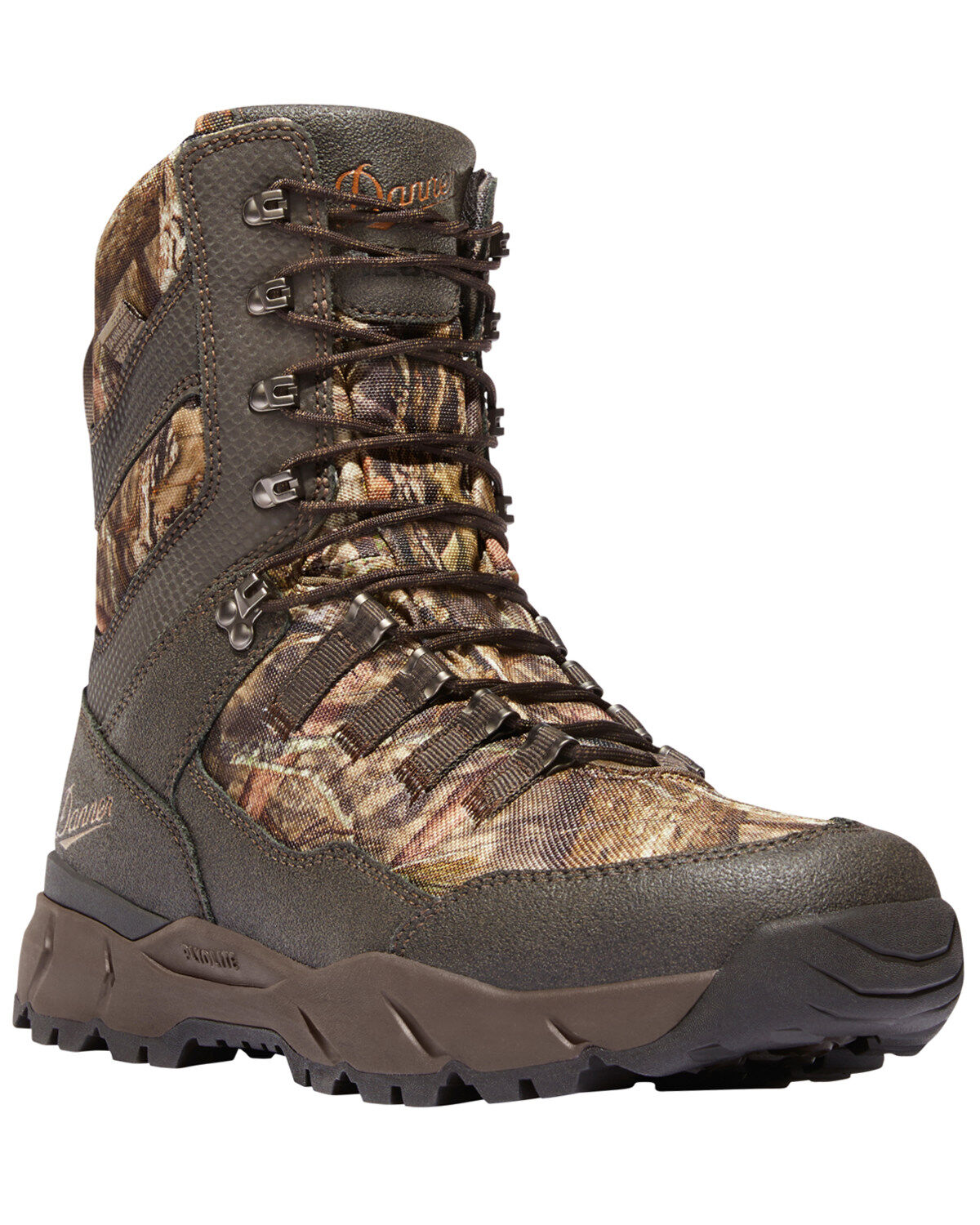 Danner Men's Mossy Oak Vital 8" Lace-Up Waterproof 1200G Insulated Boots - Soft Toe