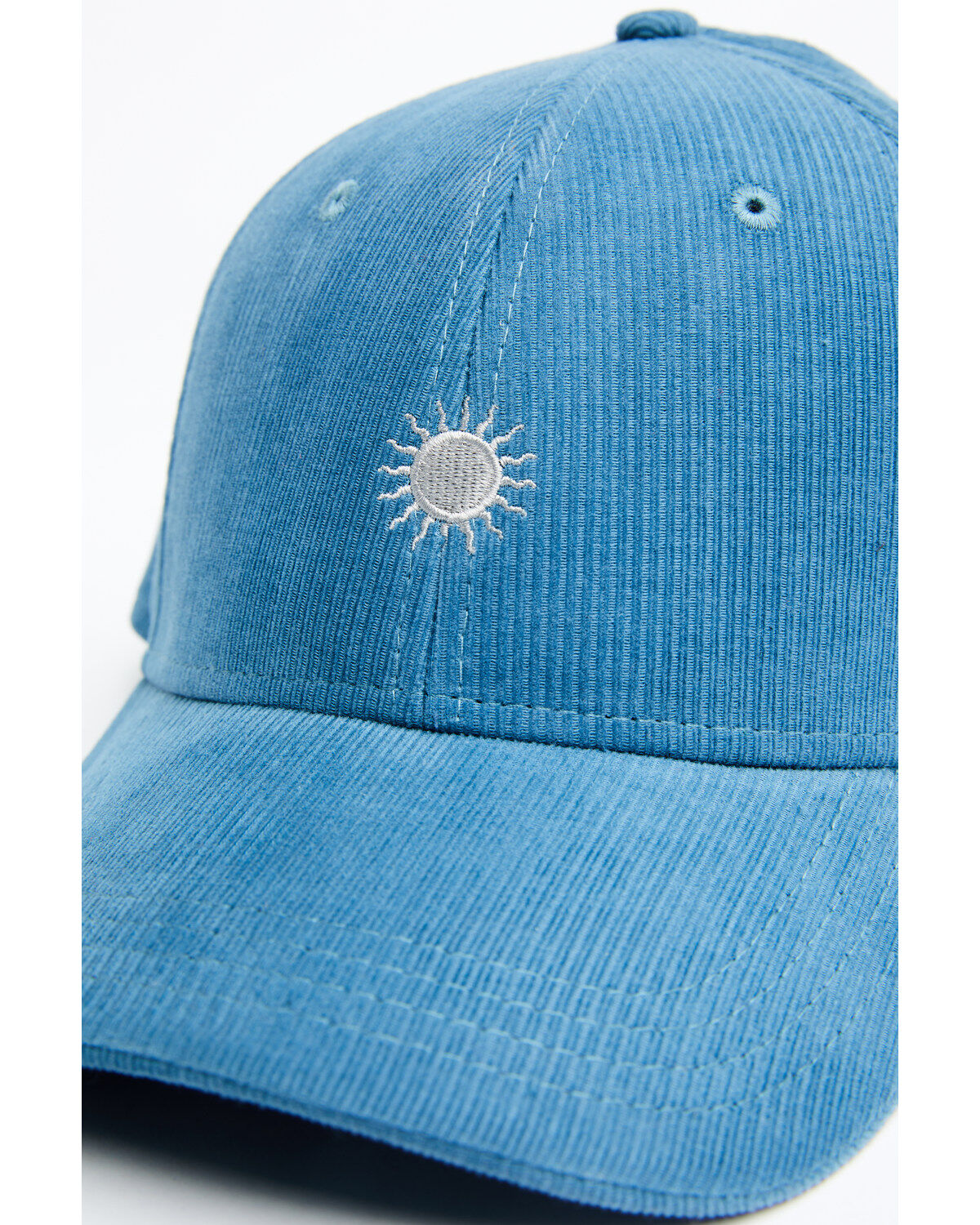 Cleo + Wolf Women's Corduroy Sun Embroidered Ball Cap