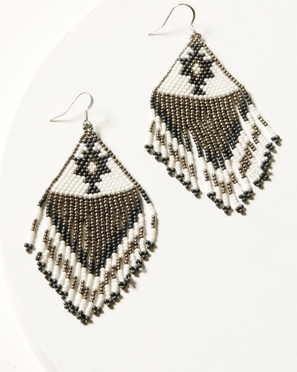 Idyllwind Women's Beaded Bianco Earrings