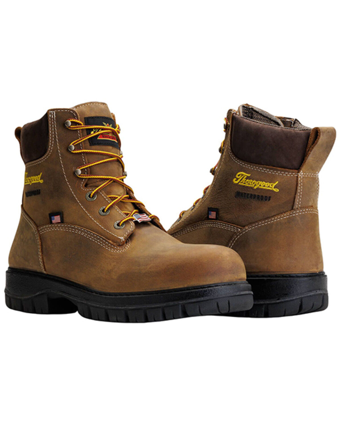 Thorogood Men's 6" Genesis Waterproof USA Work Boots - Nano Toe