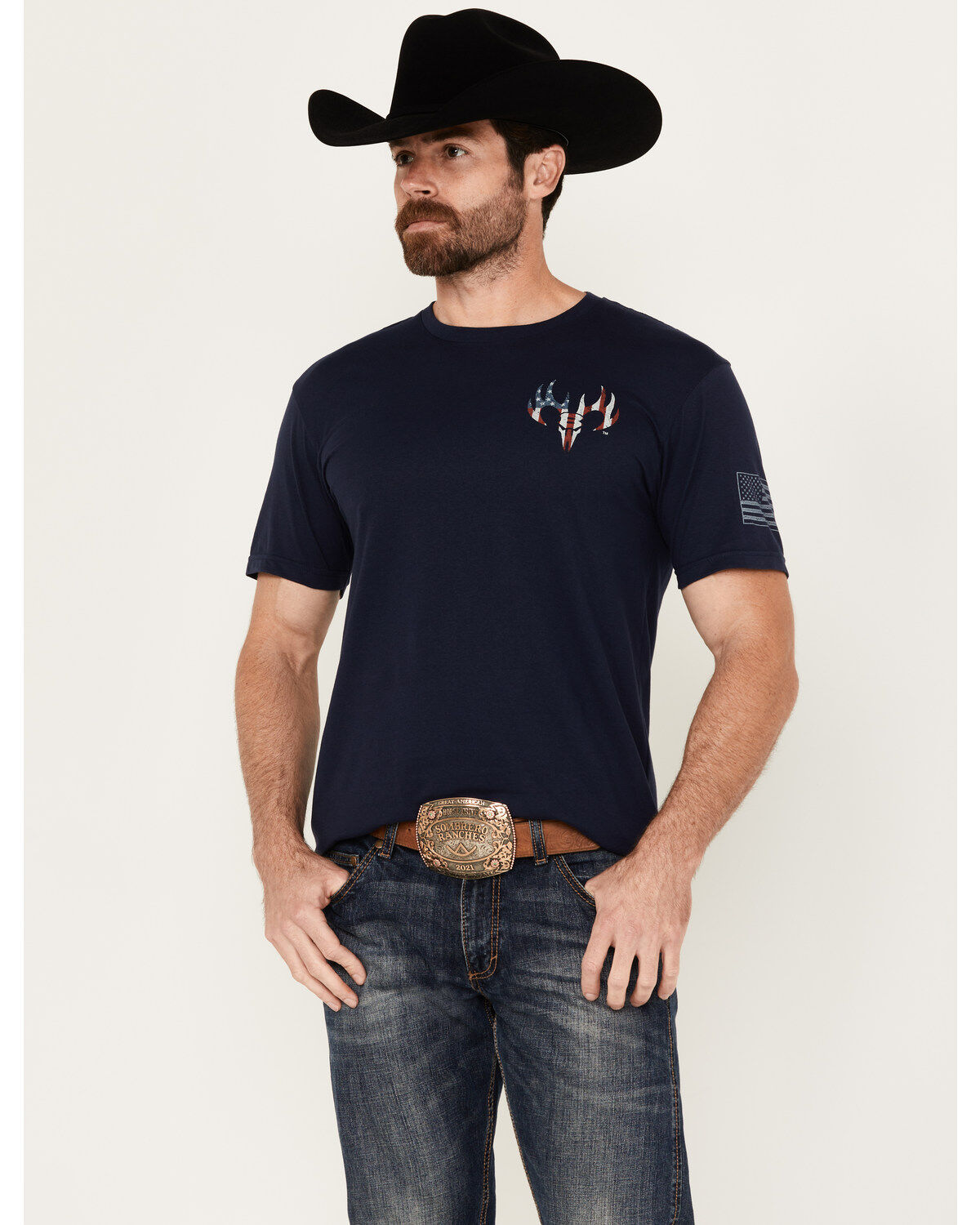 Buckwear Men's Bronco Surf Trip Short Sleeve Graphic T-Shirt