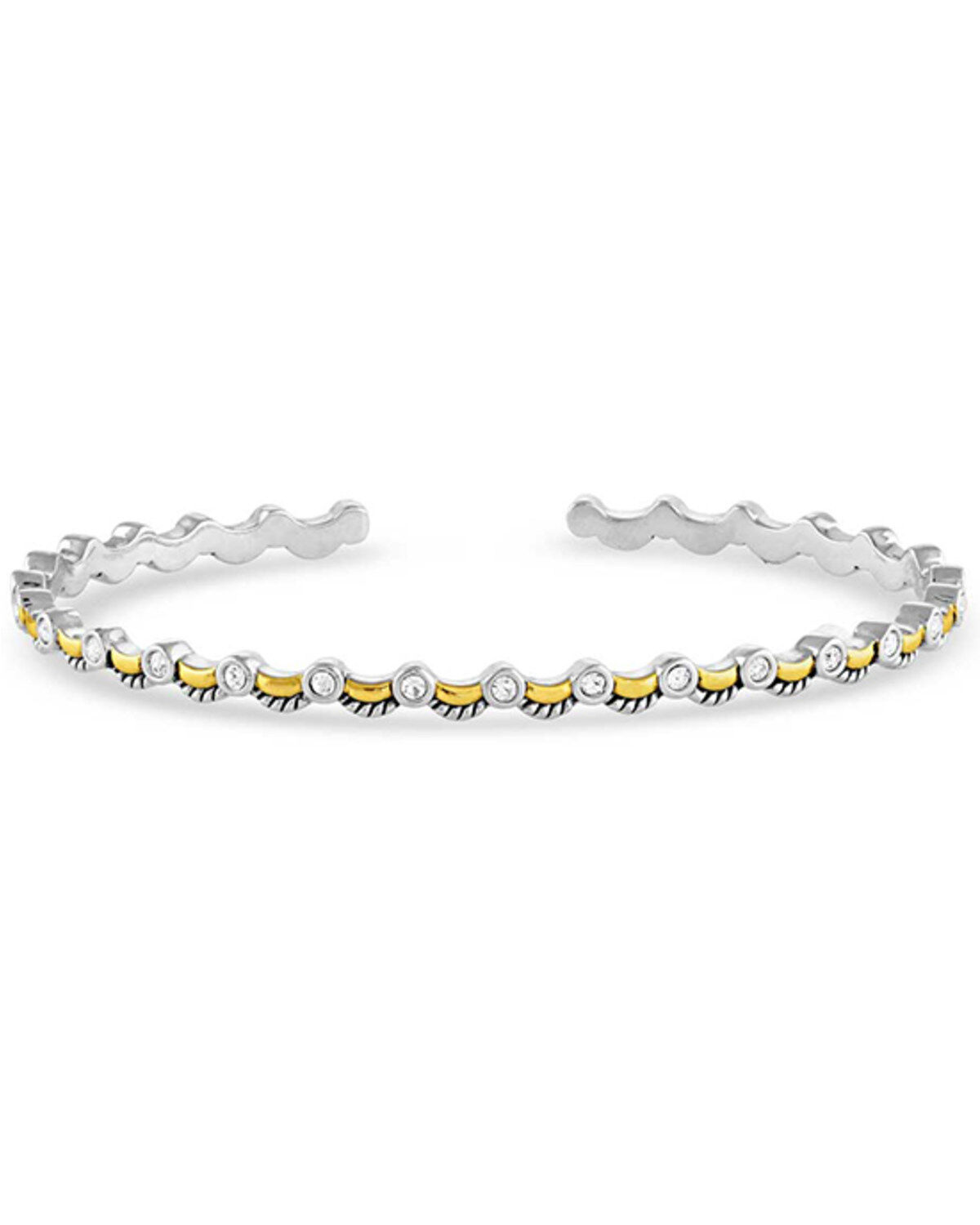 Montana Silversmiths Women's Gold Crystal Cuff