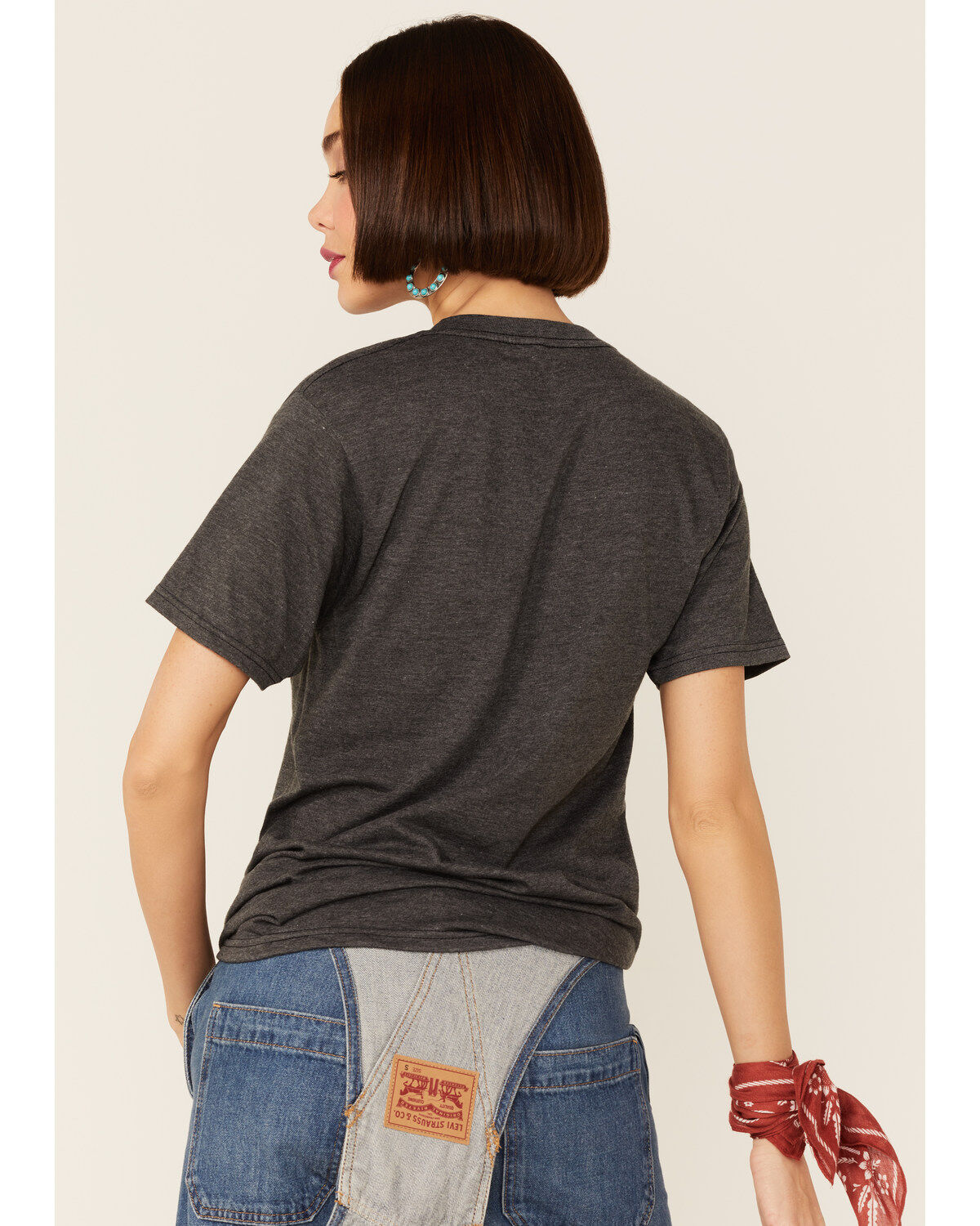 American Highway Women's Short Sleeve Charcoal Gray We Got the Moon if You Have the Shine T-Shirt