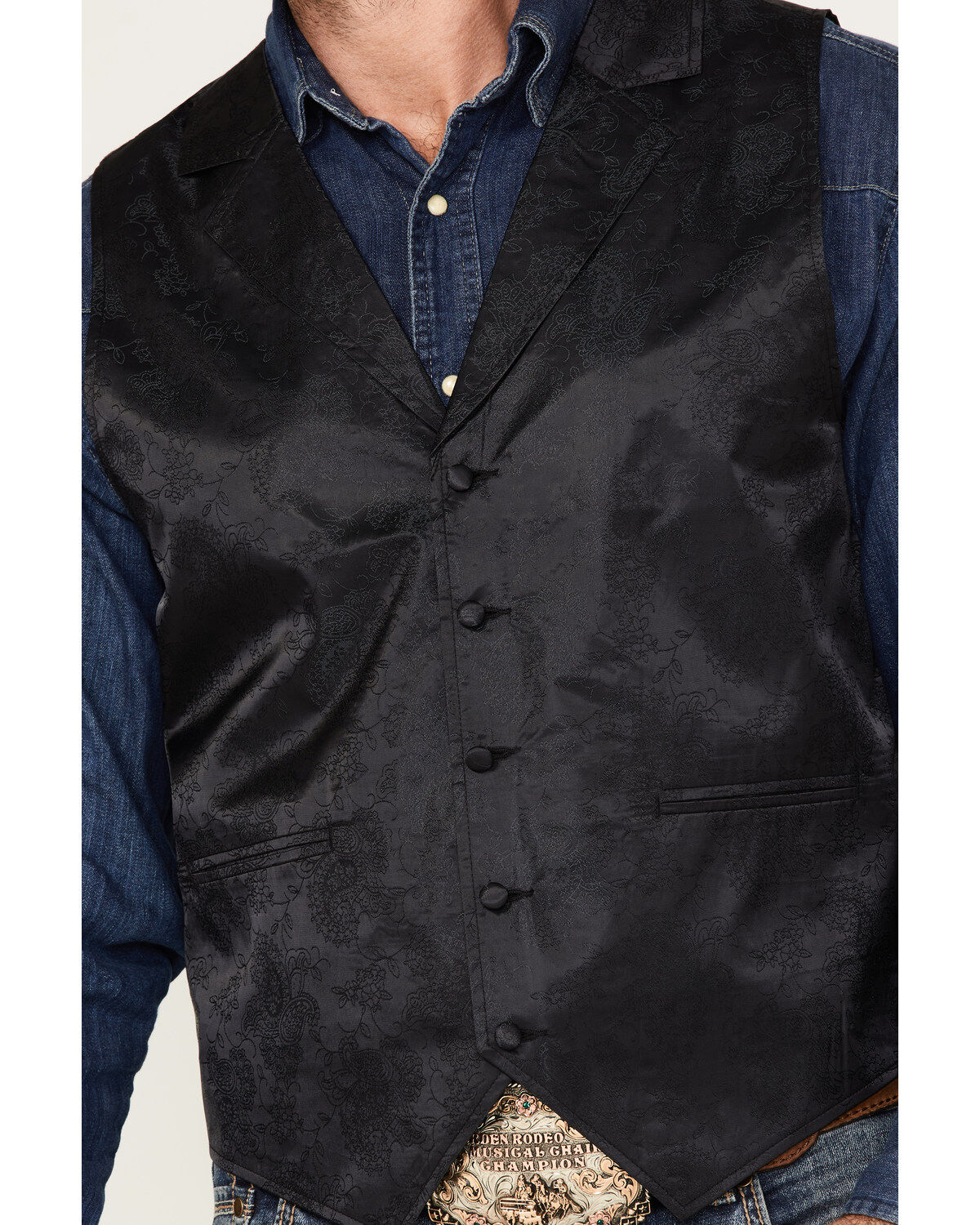 Cody James Men's Regal Paisley Print Vest