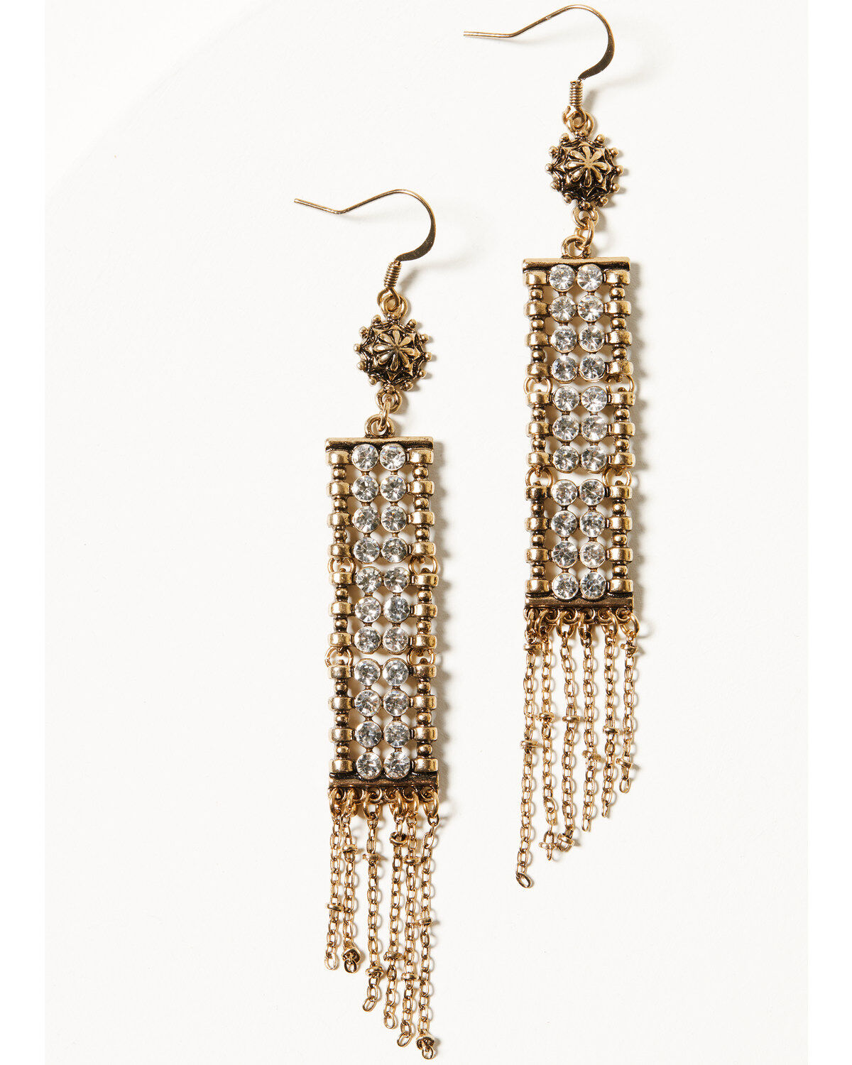 Shyanne Women's Summer Moon Antique Rhinestone Earrings