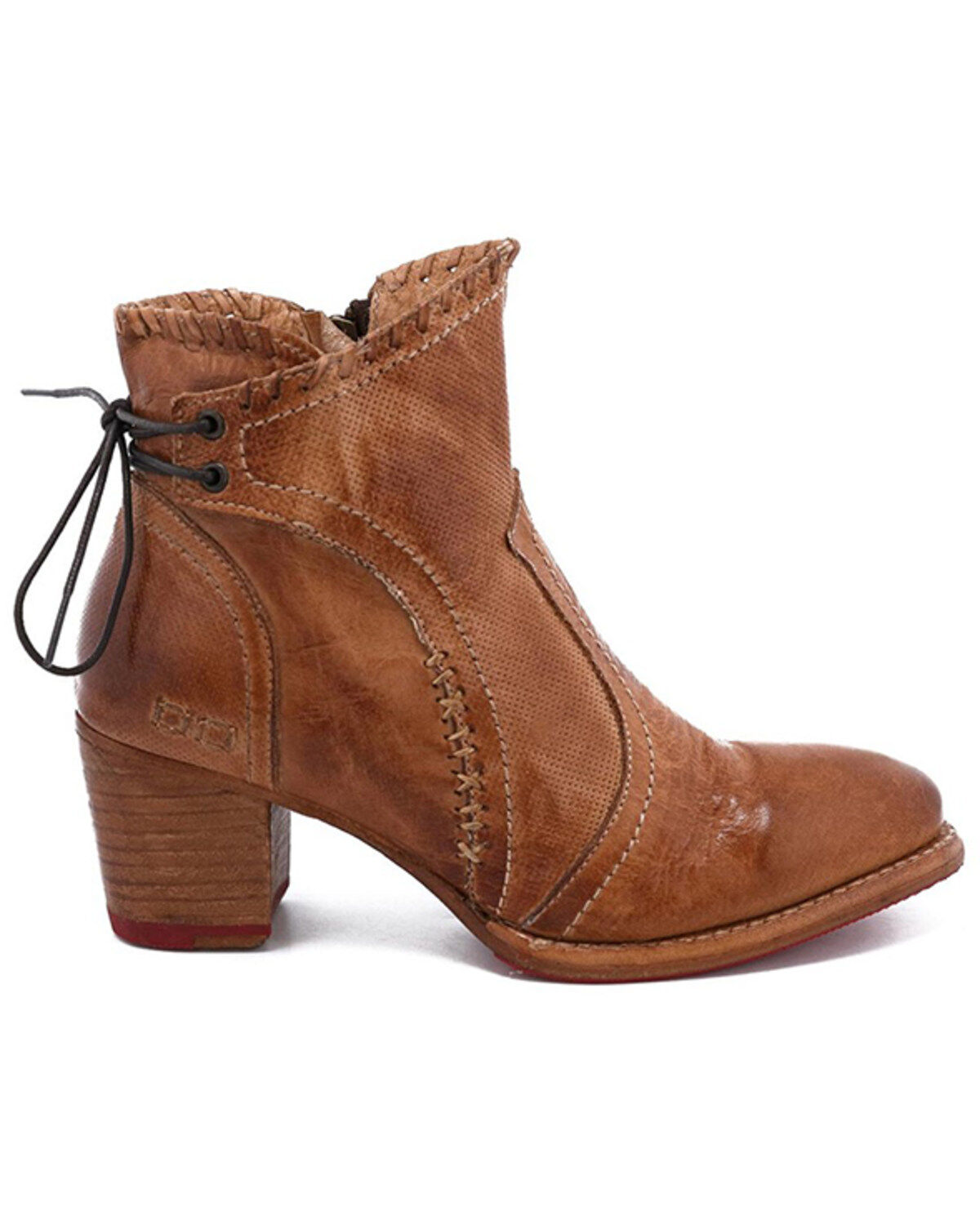 Bed Stu Women's Bia Braided Trim Booties - Round Toe