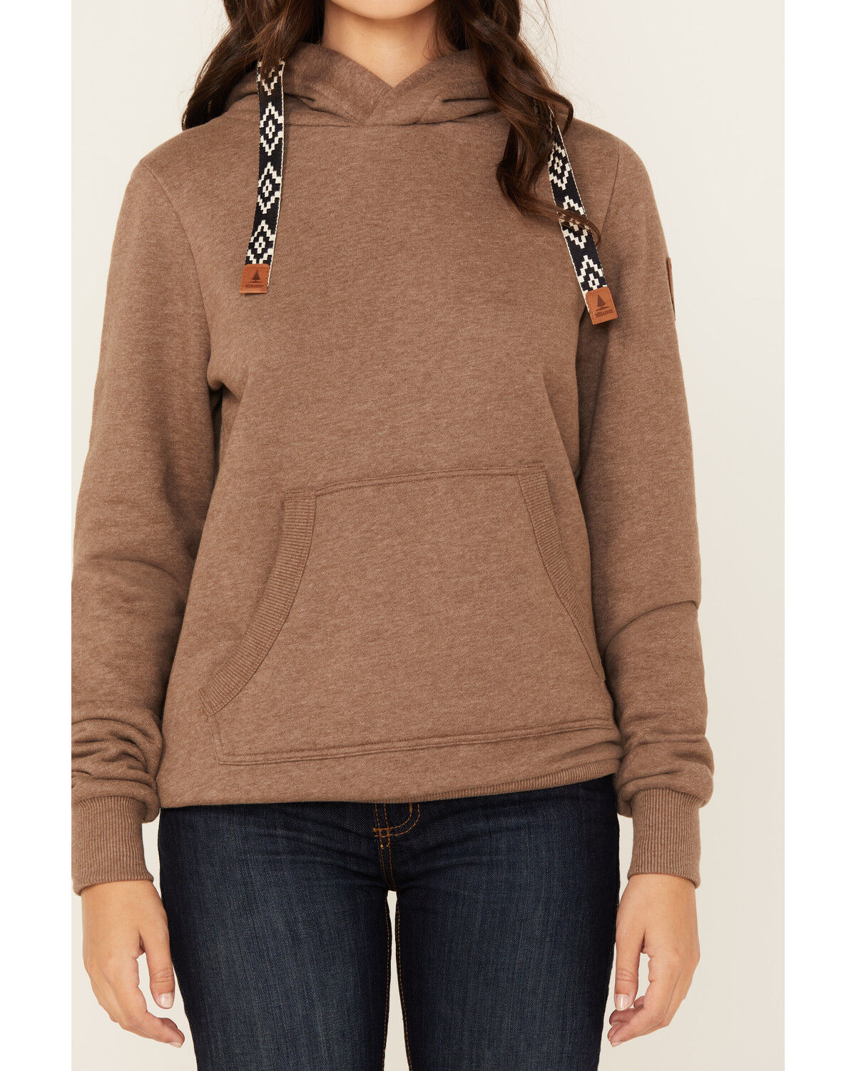 Wanakome Women's Ikatt Solid Hoodie