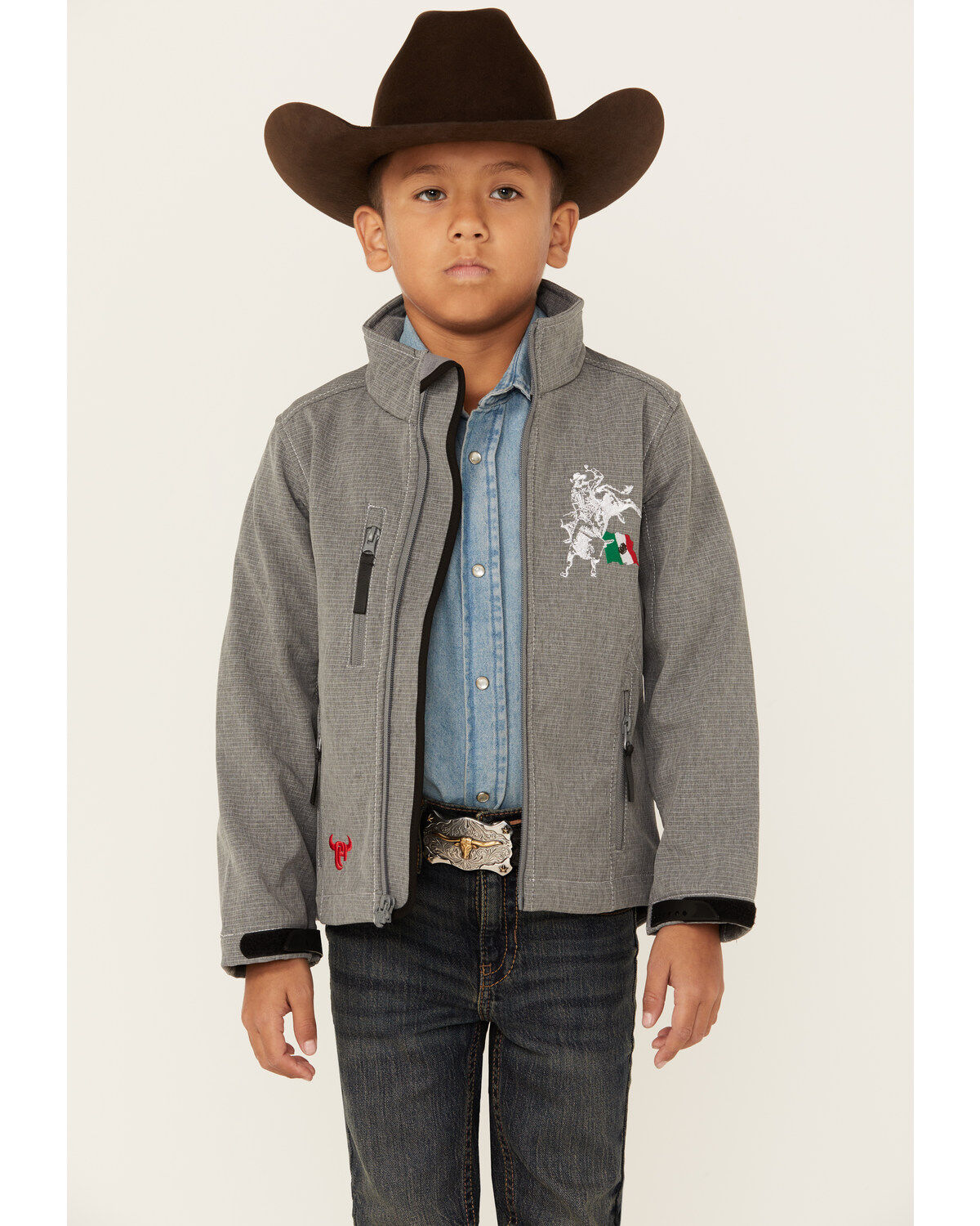 Cowboy Hardware Boys' Fuerte Bull Zip Jacket