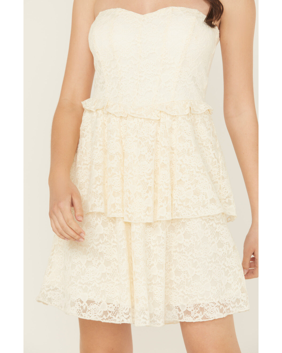 Originality Women's Boot Barn Exclusive Lace Tiered Mini Dress