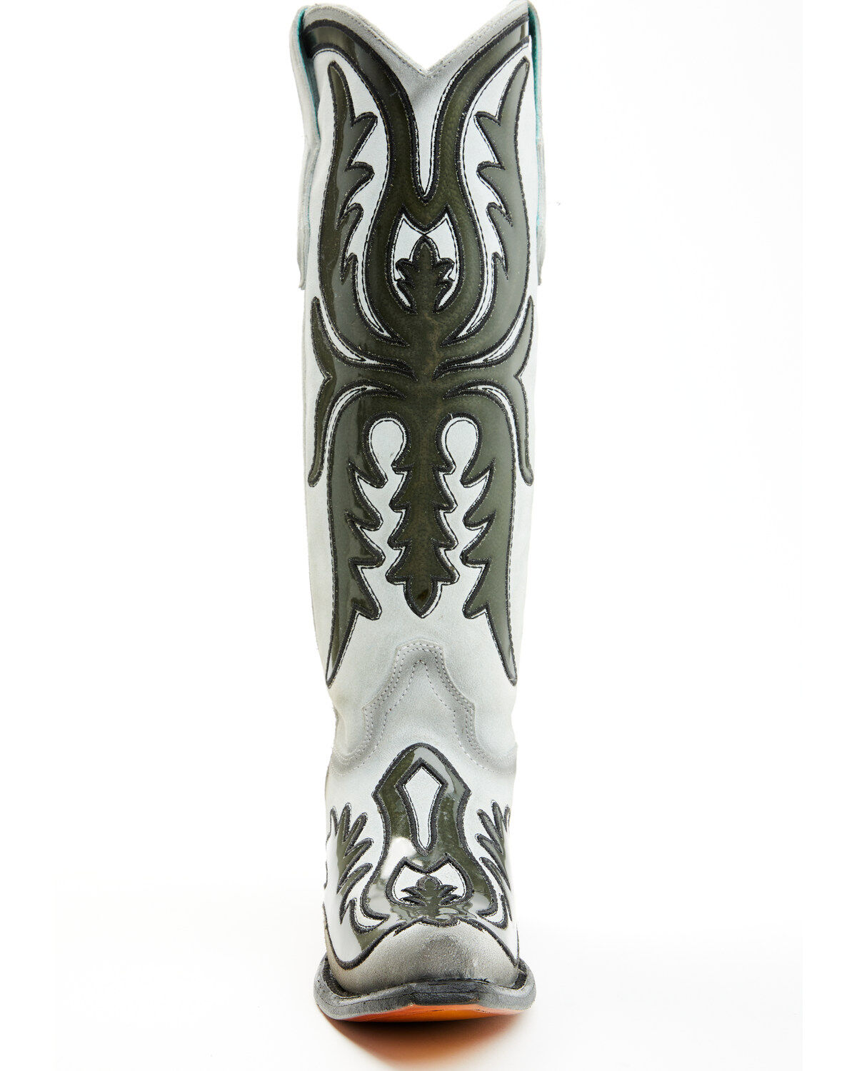 Corral Women's Polymer Blacklight Overlay Tall Western Boots - Snip Toe