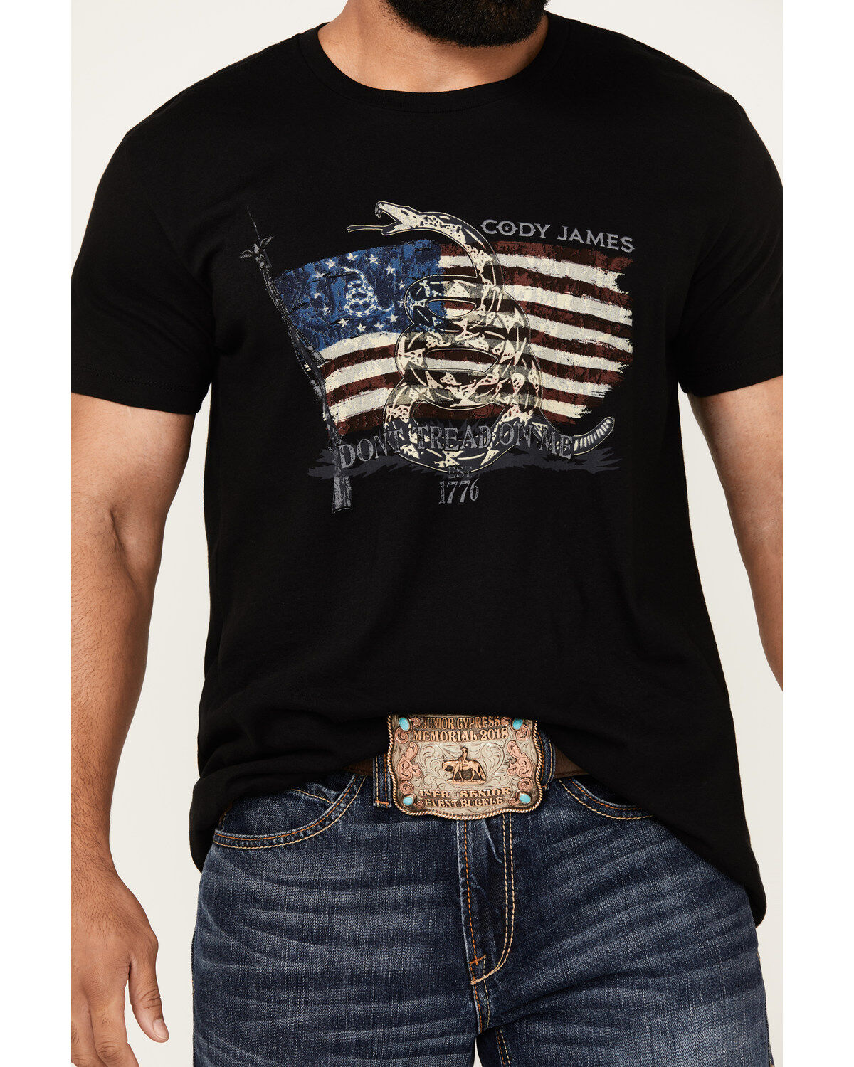 Cody James Don't Tread Short Sleeve Graphic T-Shirt