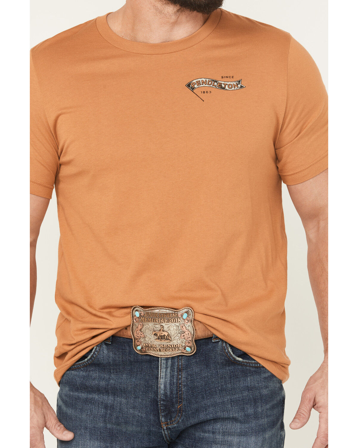 Pendleton Men's Rodeo Flag Short Sleeve Graphic T-Shirt