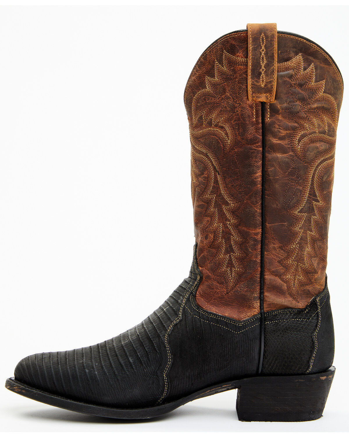 Dan Post Men's Winston Exotic Teju Lizard Western Boots - Round Toe