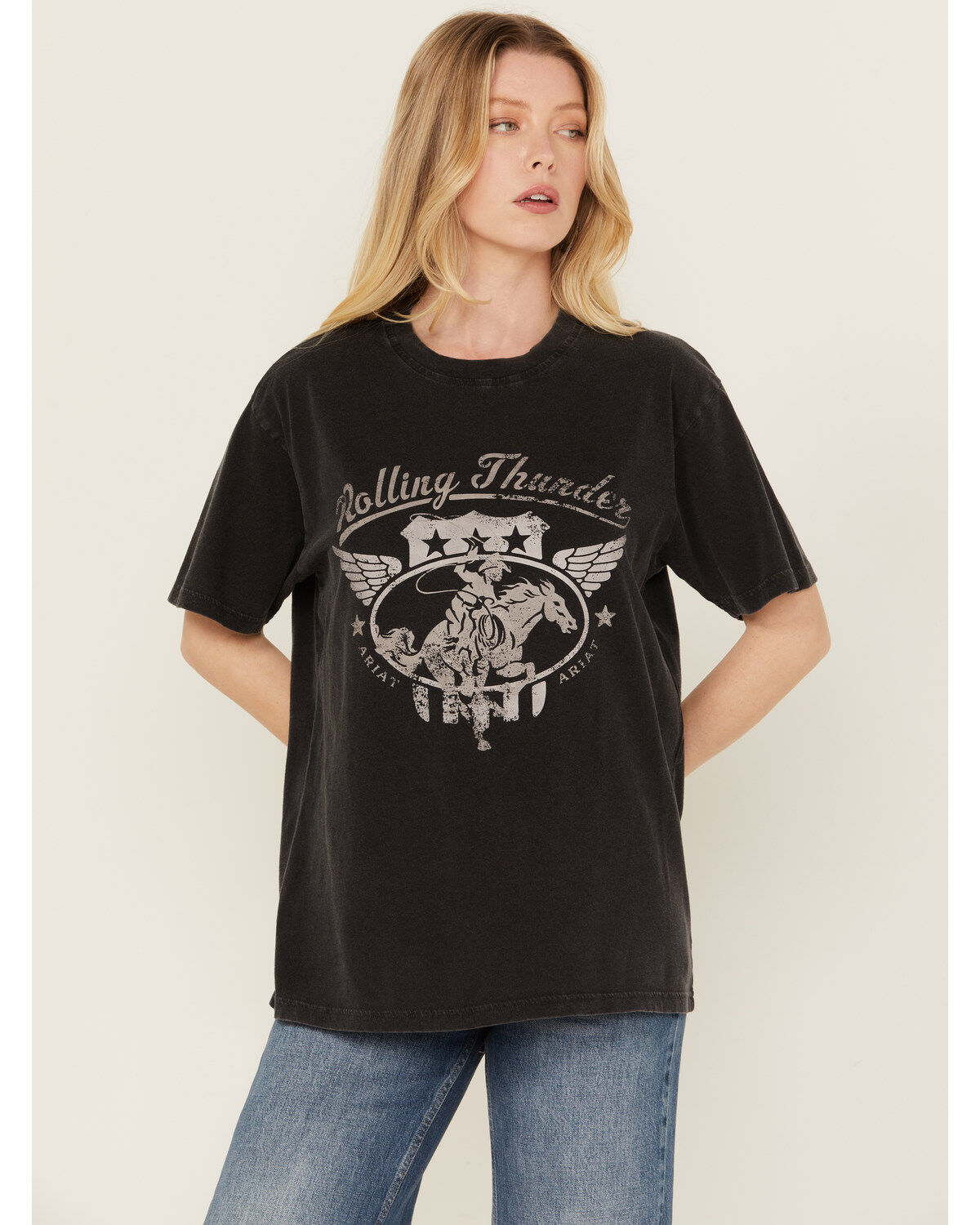 Ariat Women's Rolling Thunder Short Sleeve Graphic Tee