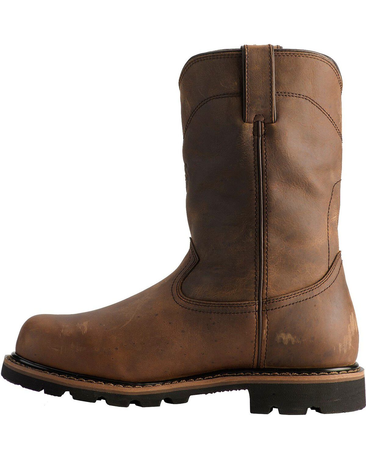 Justin Men's Wyoming Waterproof Internal Met Guard Pull-On Work Boots