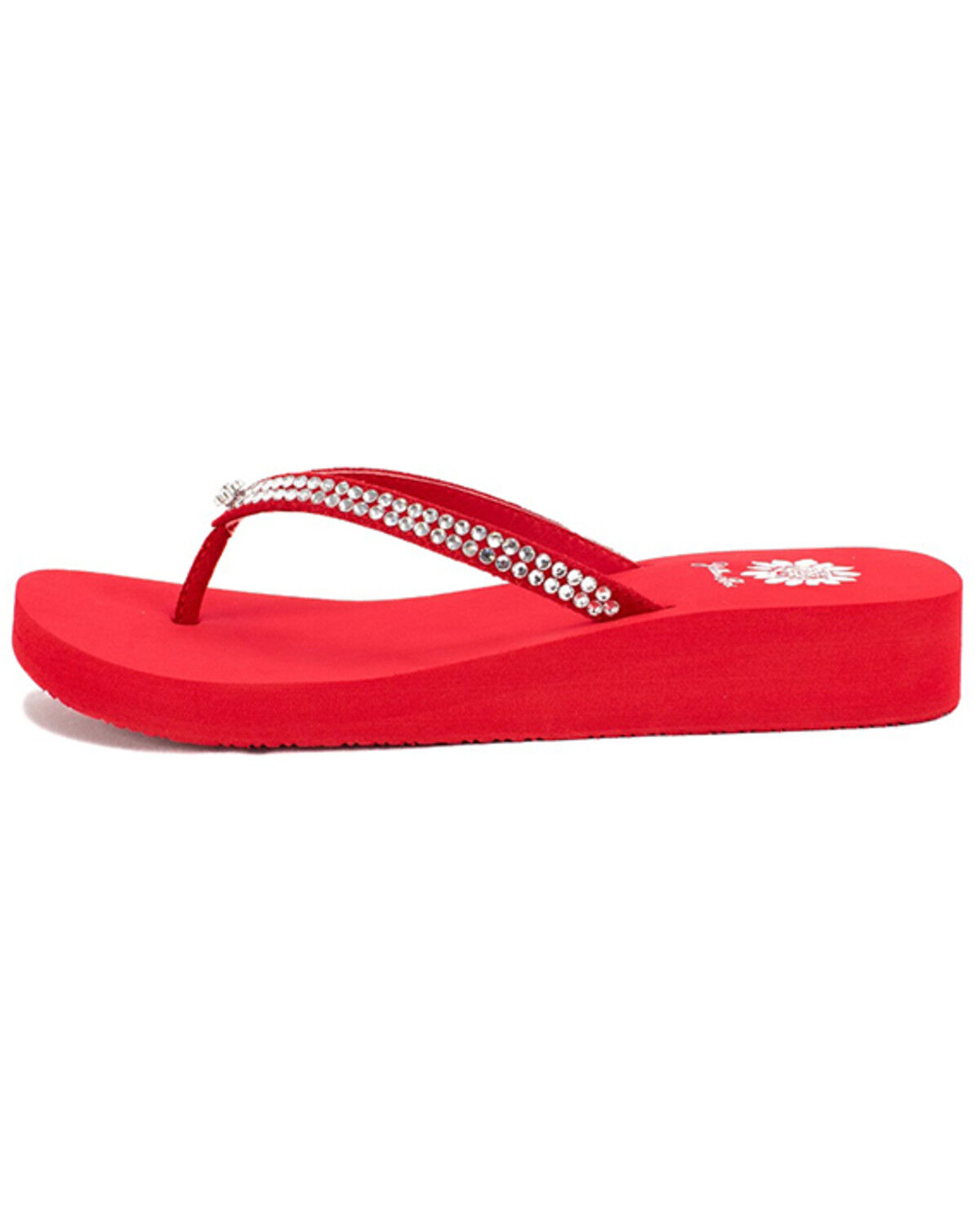 Yellow Box Women's Jello Rhinestone Sandals