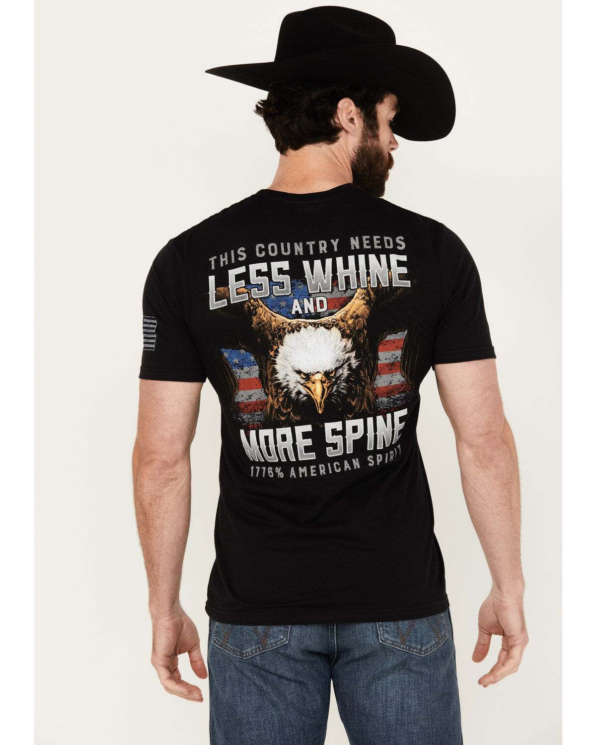 Buckwear Men's More Spine Short Sleeve Graphic T-Shirt