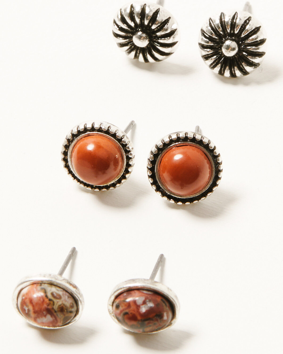 Shyanne Women's Desert Rose Antique Earrings Set - 6 Piece