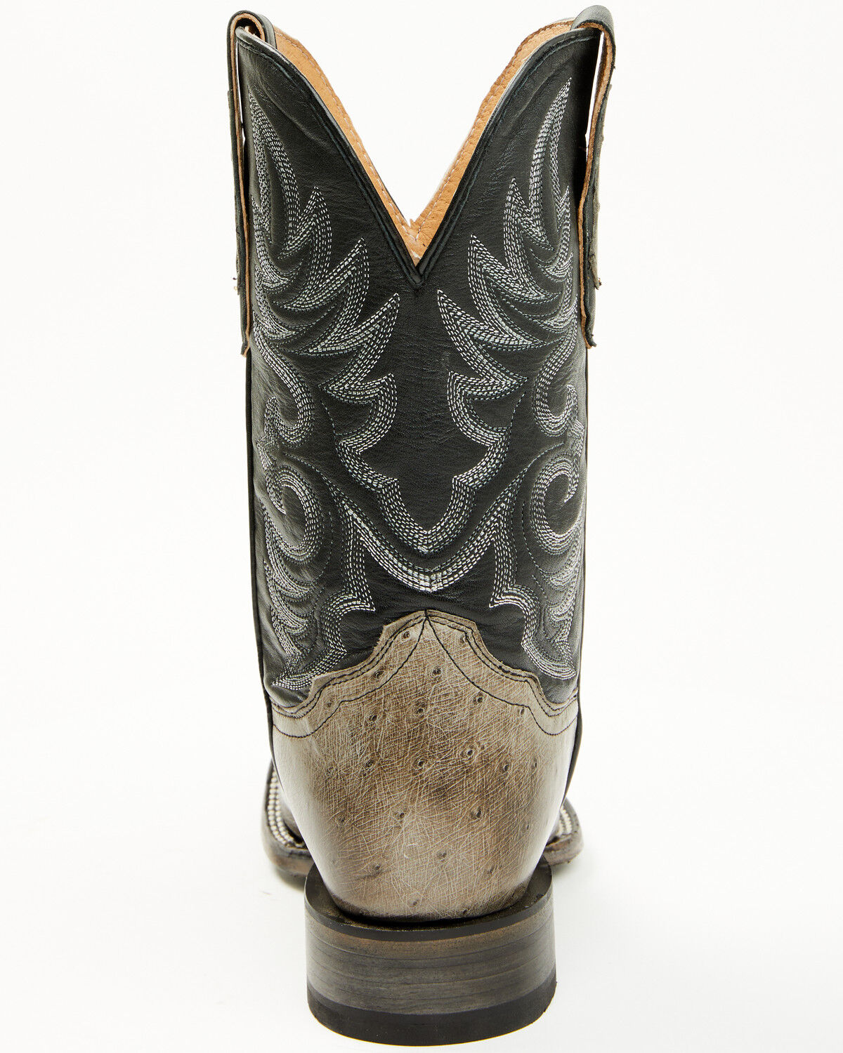 Cody James Men's Exotic Ostrich Belly Western Boots - Broad Square Toe
