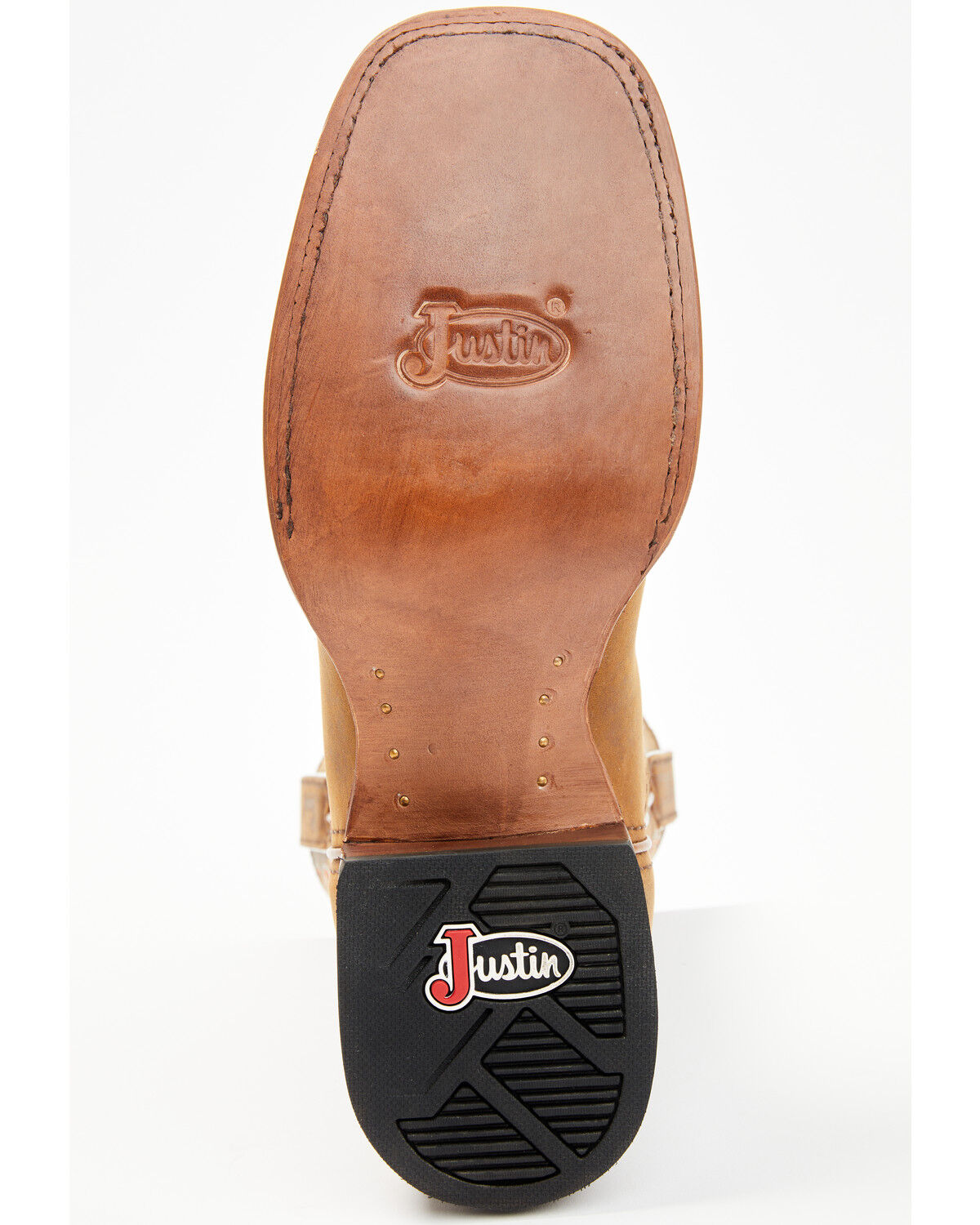 Justin Men's Frontier Western Boots - Broad Square Toe