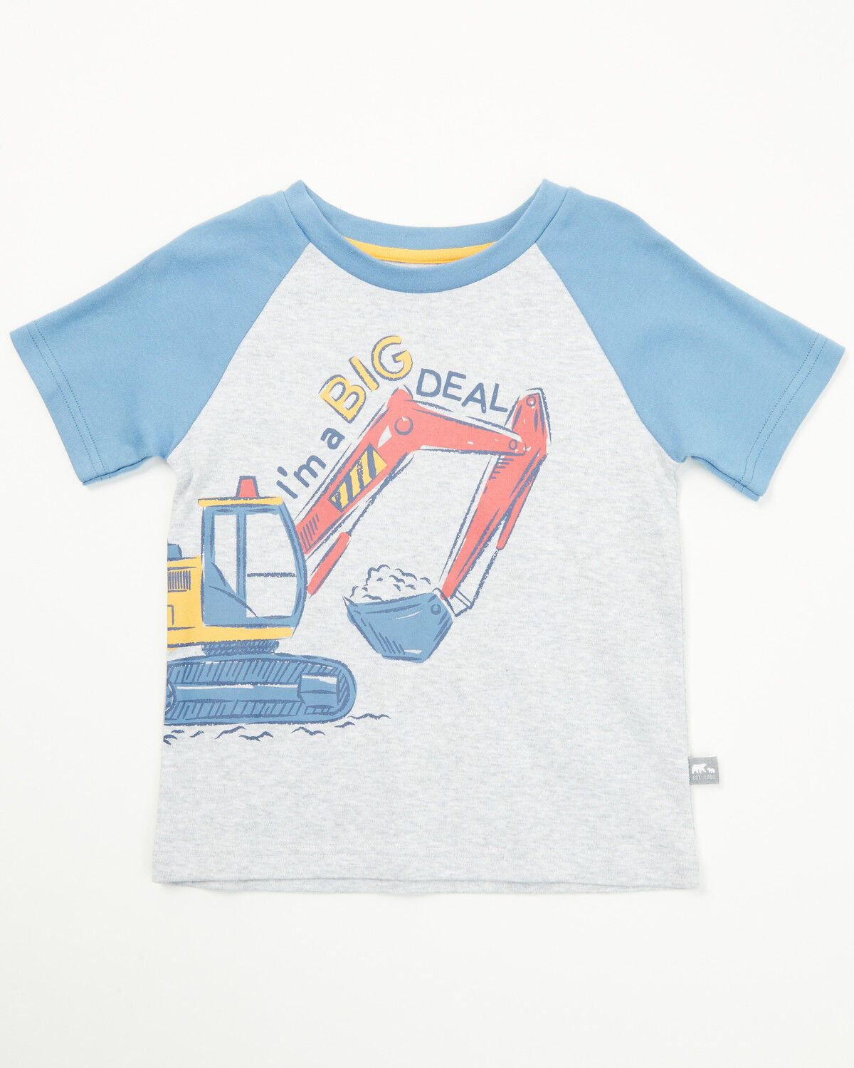 Rugged Bear Toddler Boys' I'm A Big Deal Short Sleeve Graphic T-Shirt