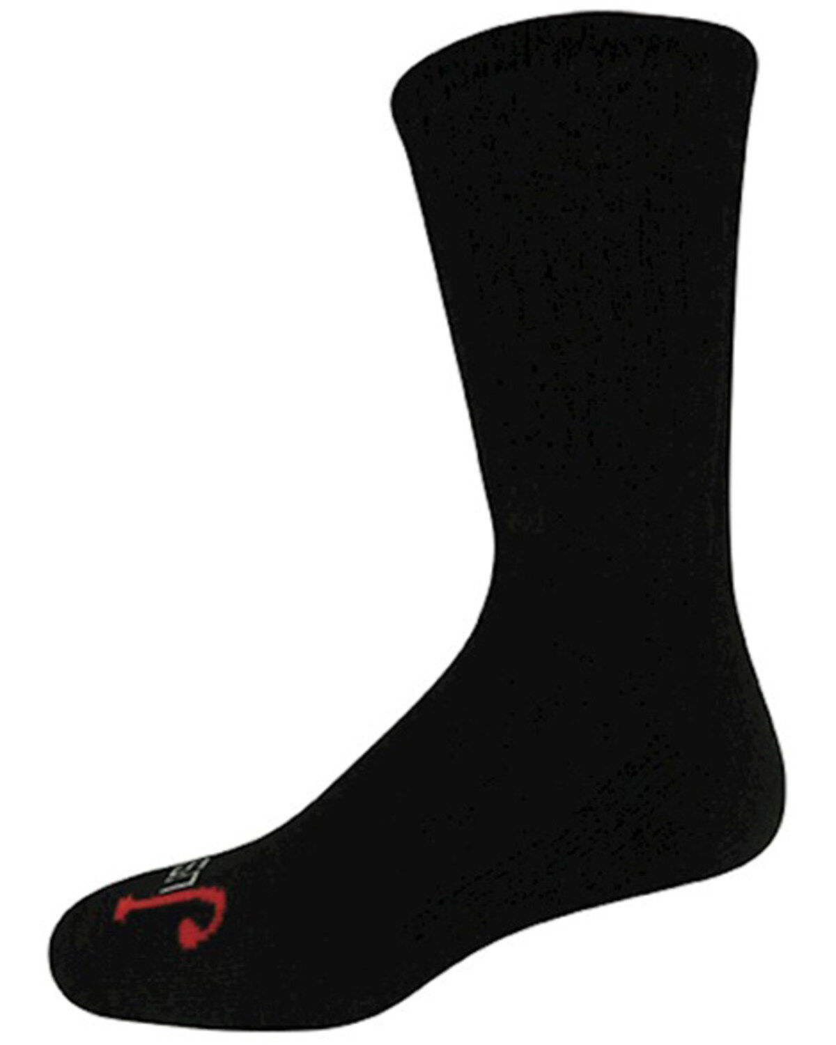 Justin Men's Half Cushion Cotton Sock Pack - 3 Piece