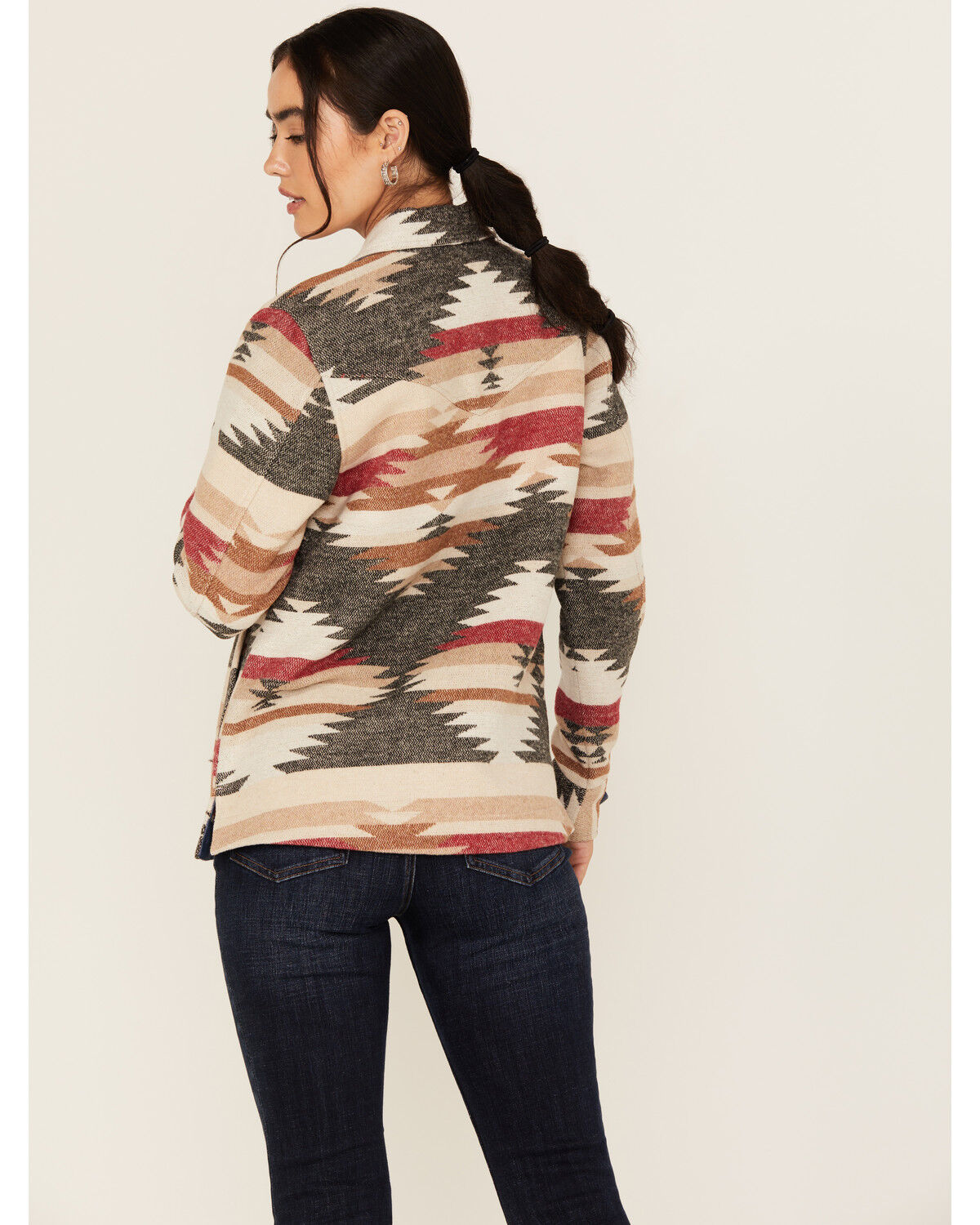 Idyllwind Women's Roadhouse Southwestern Print Button-Down Shacket